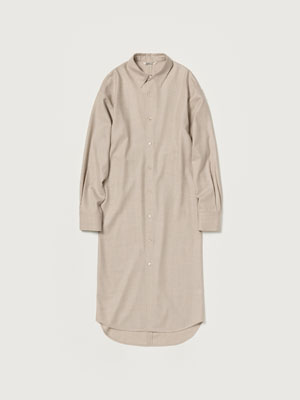SUPER LIGHT WOOL SHIRT DRESS