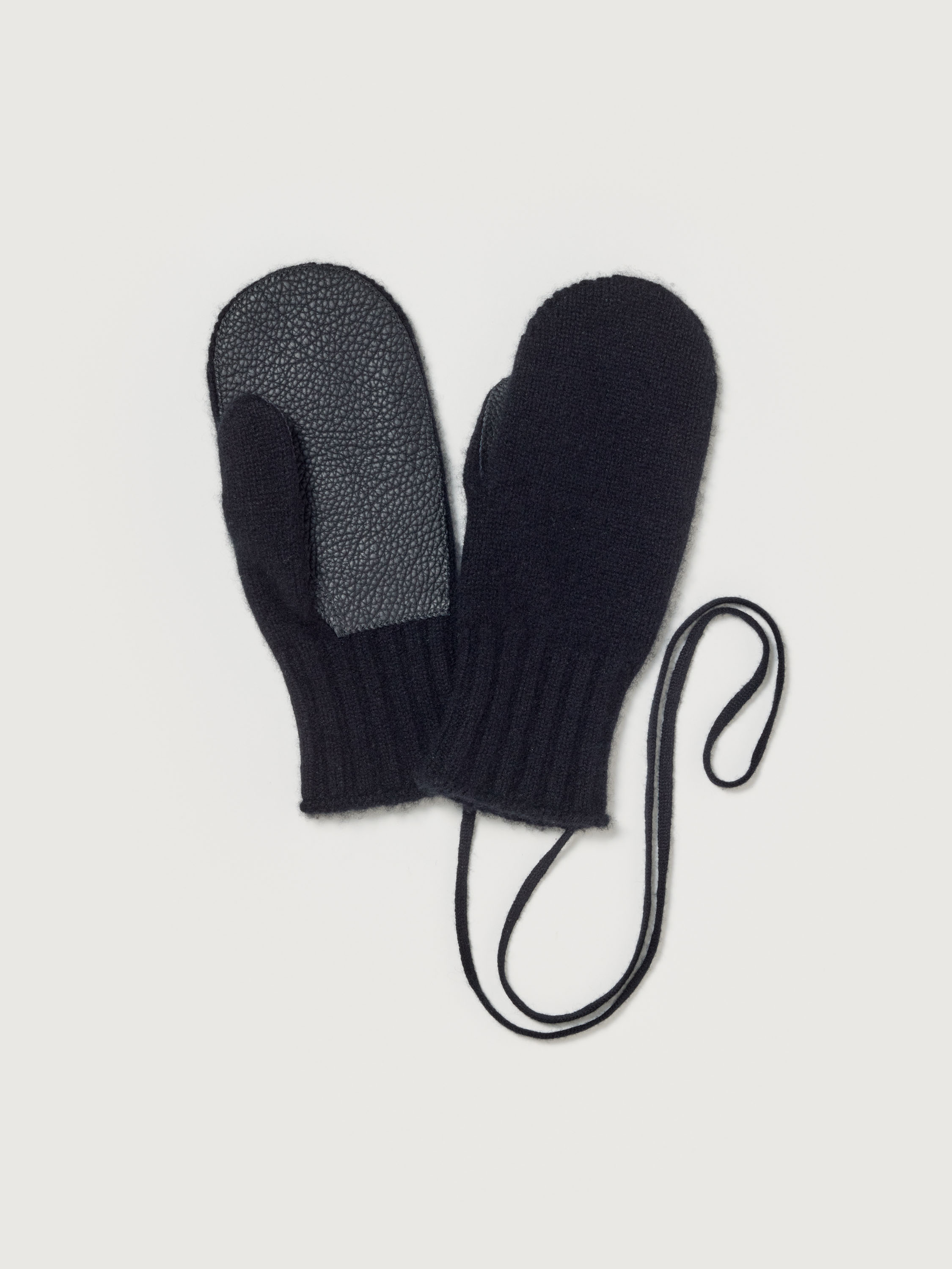BABY CASHMERE KNIT MITTEN 詳細画像 TOP BLACK 1