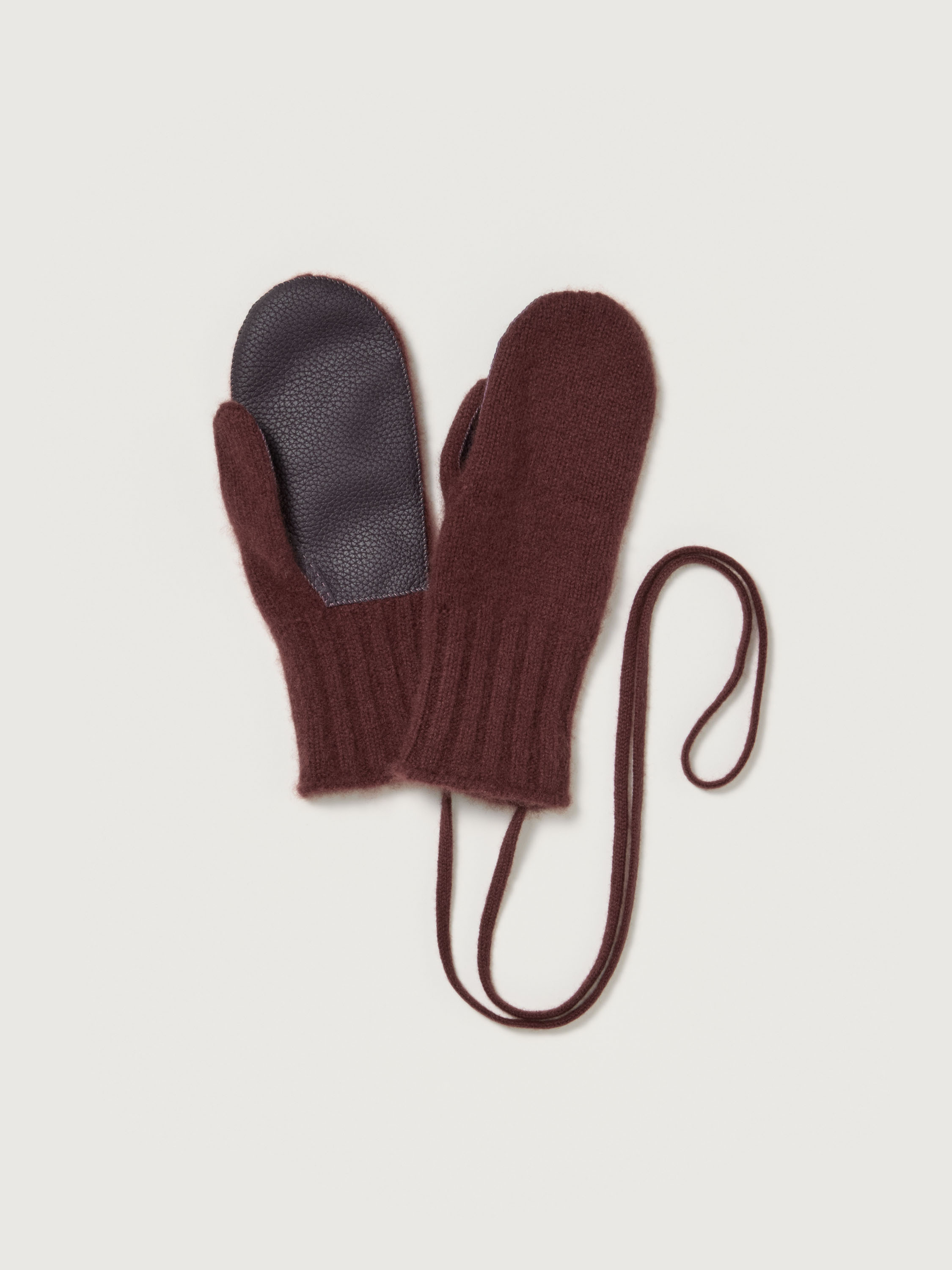 BABY CASHMERE KNIT MITTEN 詳細画像 RED BROWN 1