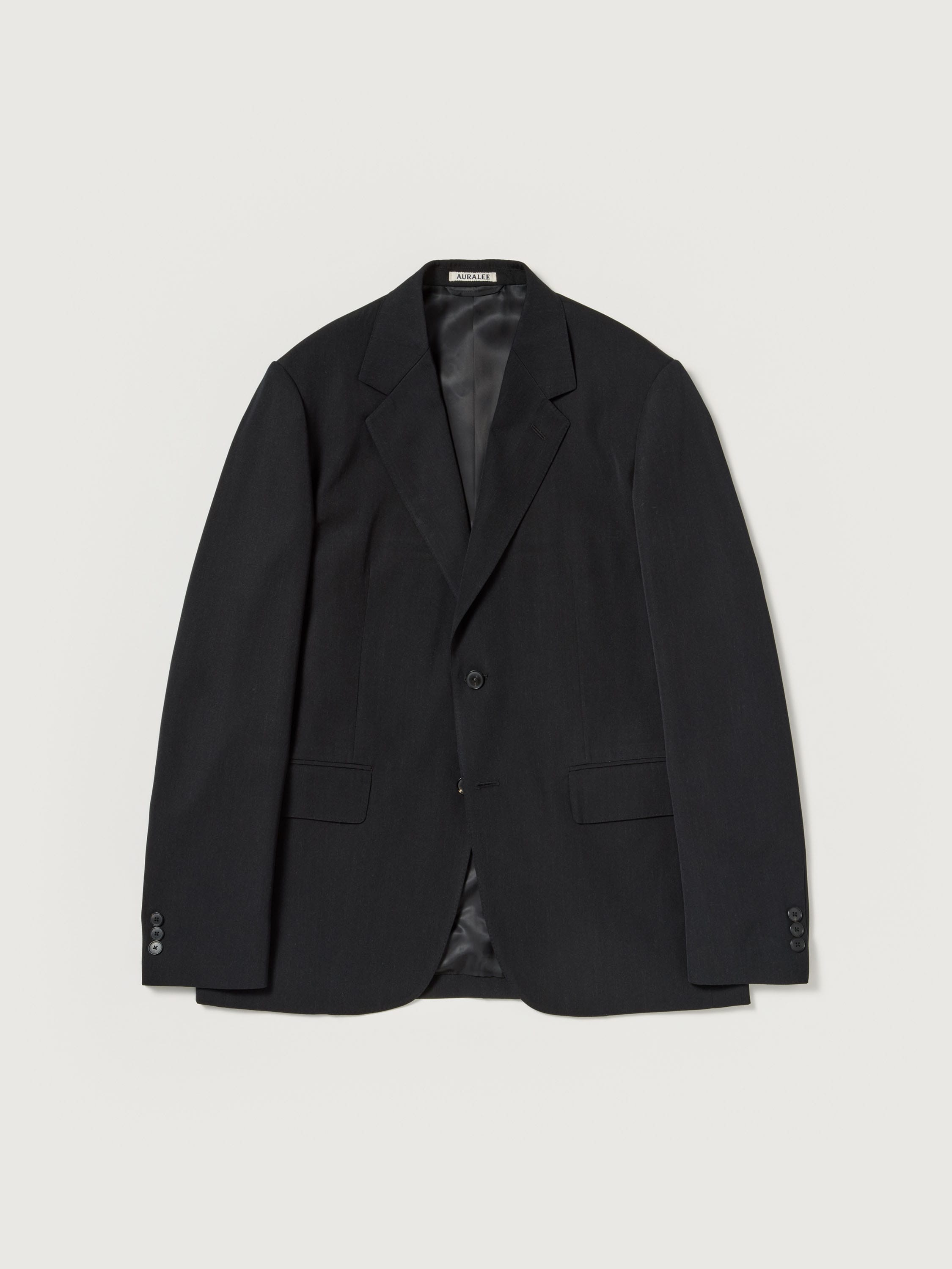 LIGHT WOOL MAX GABARDINE JACKET 詳細画像 TOP BLACK 1