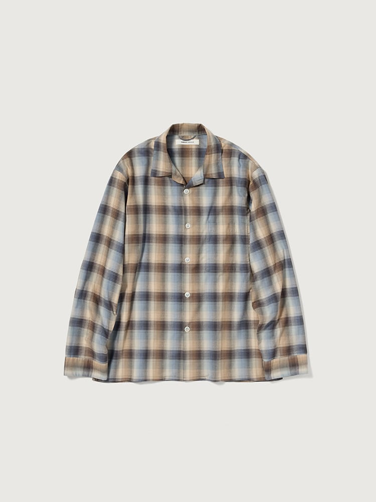 FLANNEL SLEEPWEAR LONG-SLEEVED SHIRT