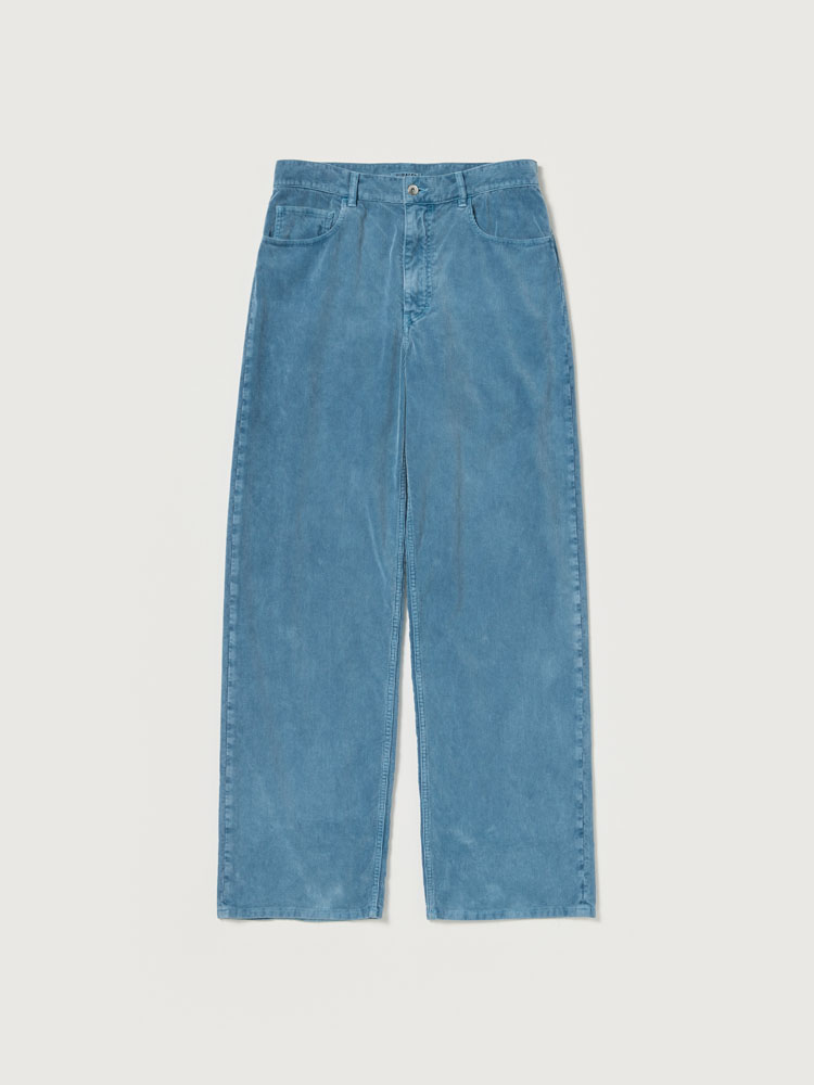 GARMENT-DYED FINX CORDUROY 5P WIDE PANTS - AURALEE Official Website