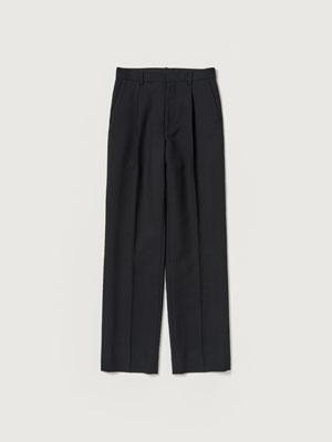 TENSE WOOL DOUBLE CLOTH SLACKS