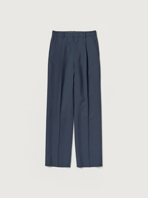 TENSE WOOL DOUBLE CLOTH SLACKS