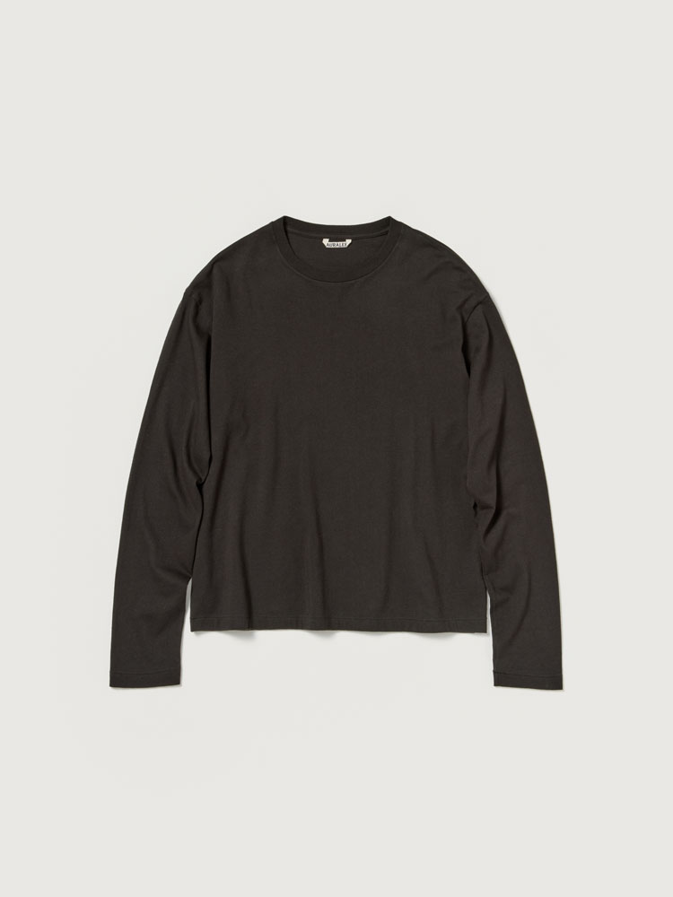 トップス AURALEE BRUSHED ORGANIC COTTON JERSEY AURALEE BRUSHED