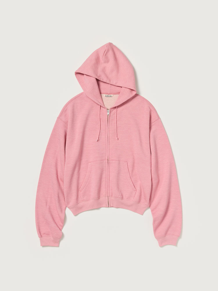 HIGH-TWIST COMPACT SWEAT ZIP PARKA