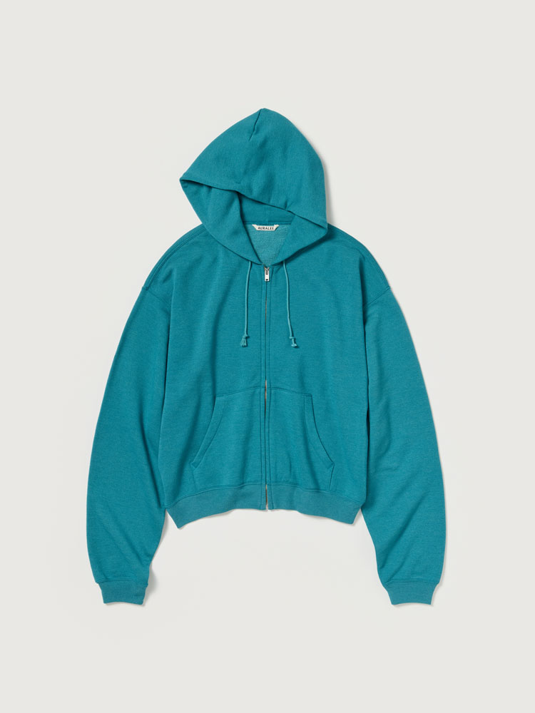 HIGH-TWIST COMPACT SWEAT ZIP PARKA - AURALEE Official Website