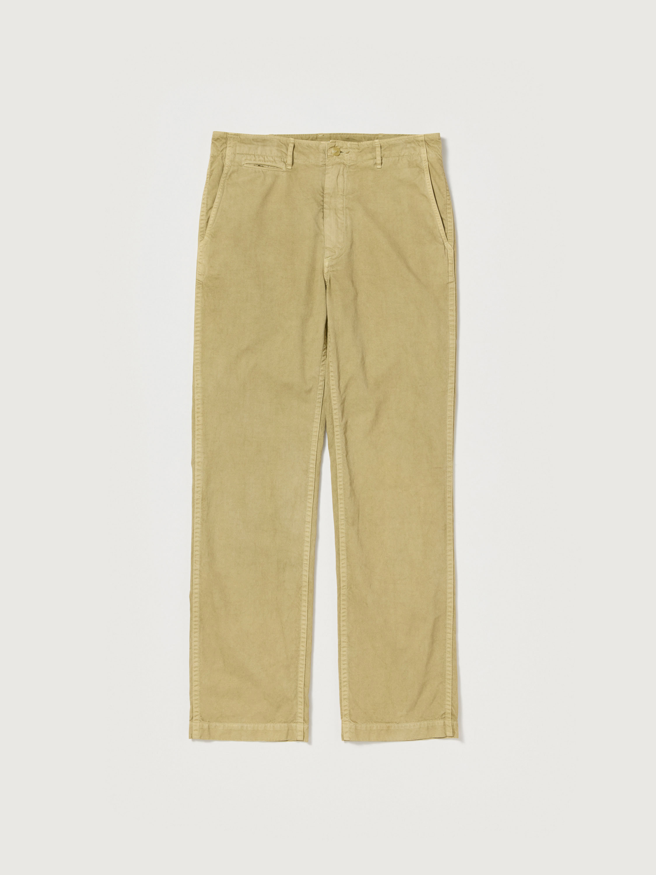 GARMENT-DYED FINX CHINO PANTS 詳細画像 LIGHT BEIGE 1