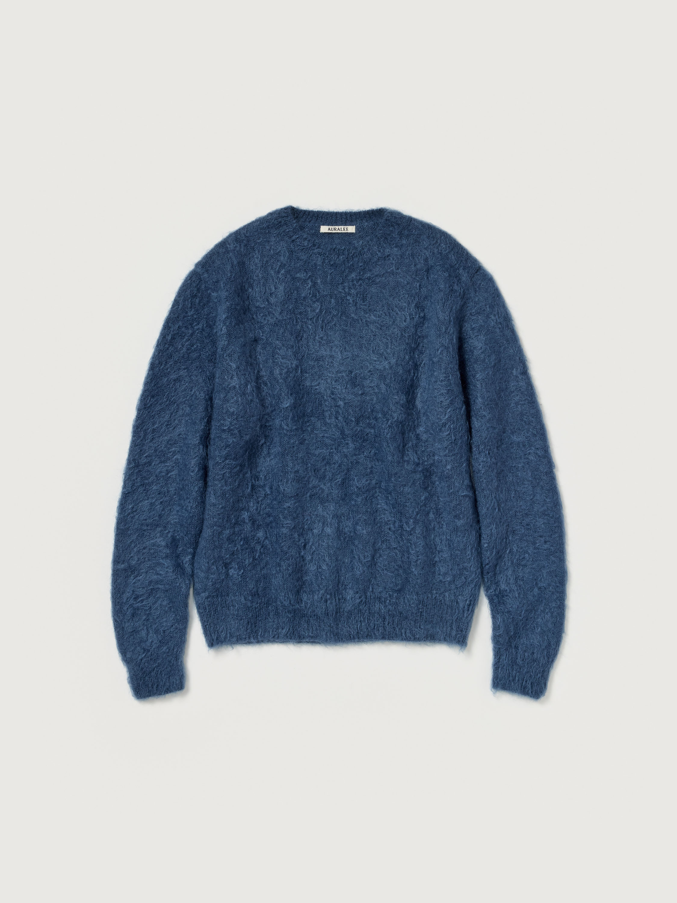 BRUSHED SUPER KID MOHAIR KNIT P/O 詳細画像 LIGHT NAVY 4