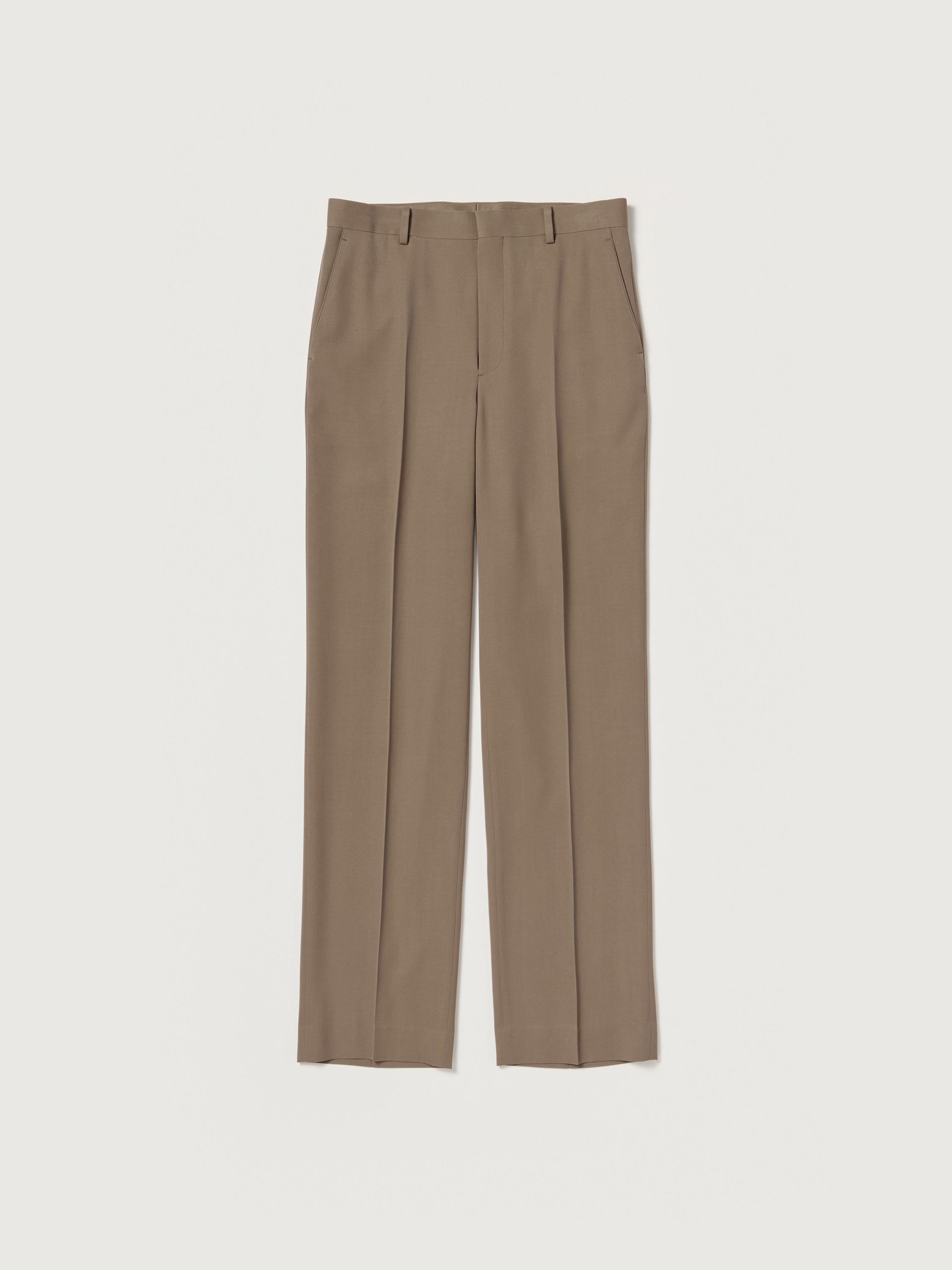 LIGHT WOOL MAX GABARDINE SLACKS 詳細画像 MOCHA BEIGE 6
