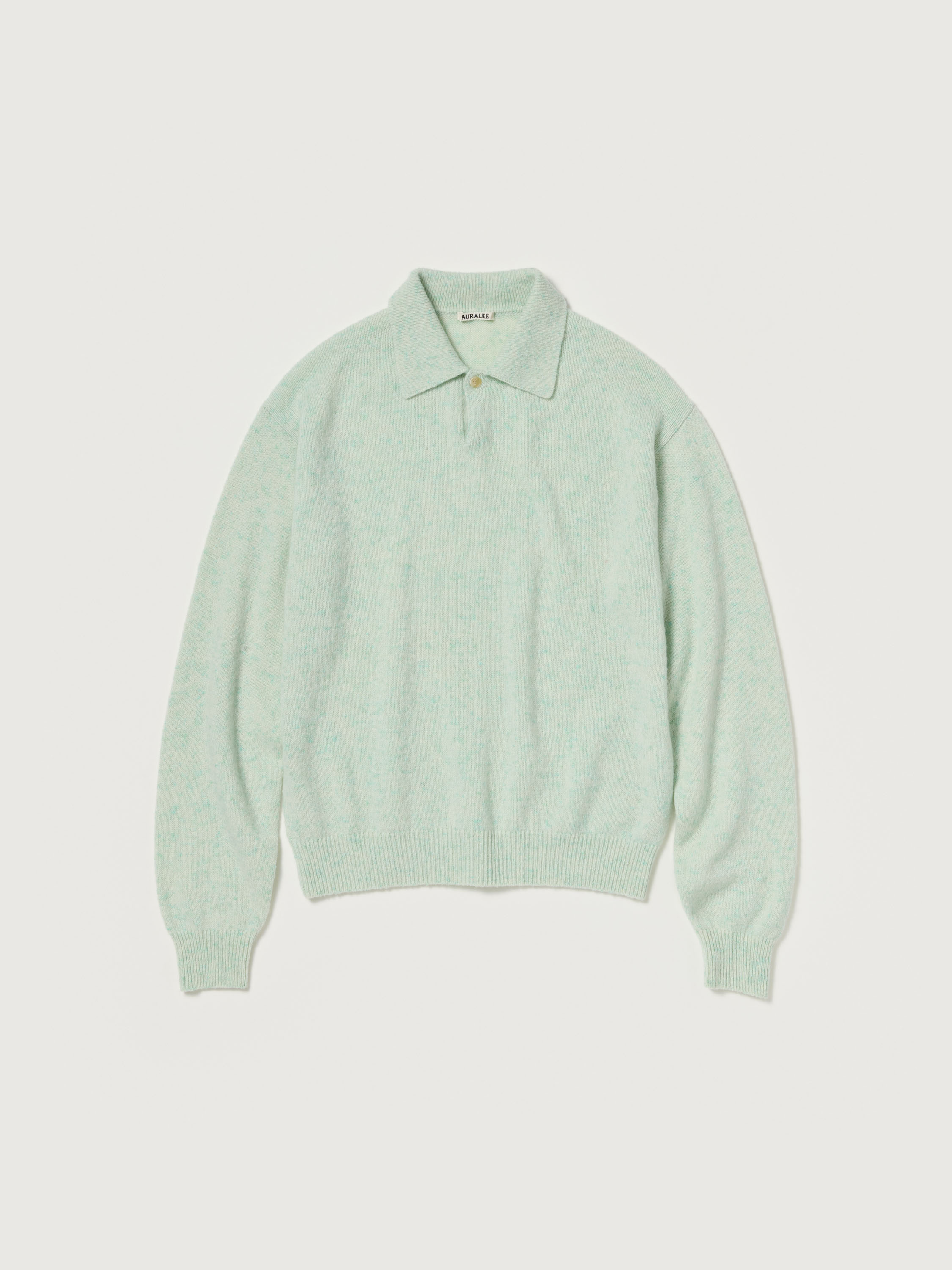 CASHMERE NEP KNIT POLO 詳細画像 MIX MINT 1