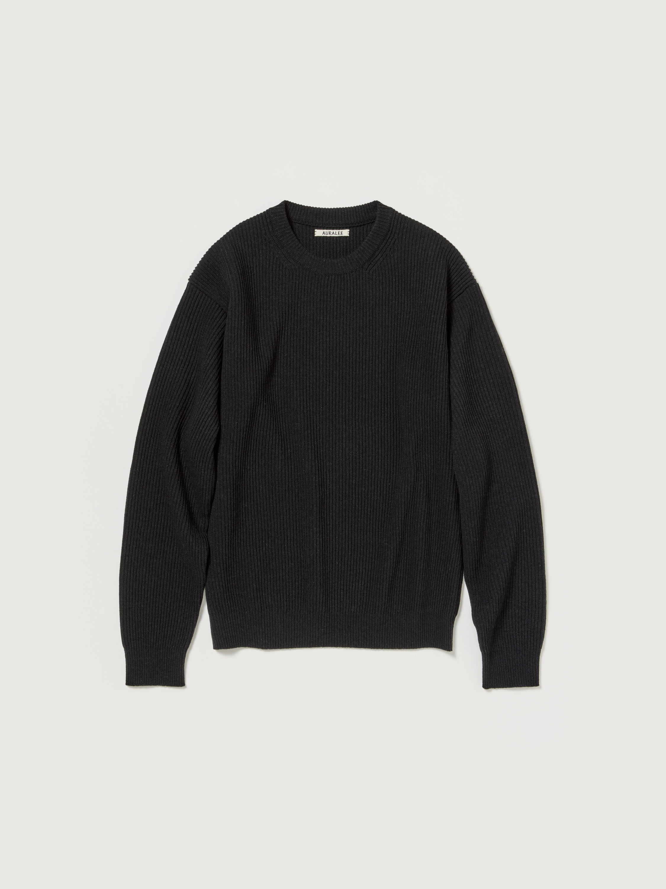 SUPER FINE WOOL RIB KNIT P/O - AURALEE Official Website