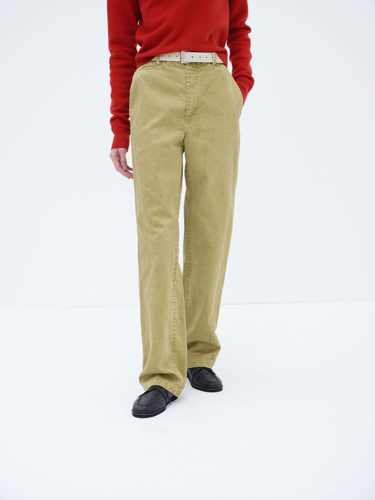 GARMENT-DYED FINX CHINO PANTS