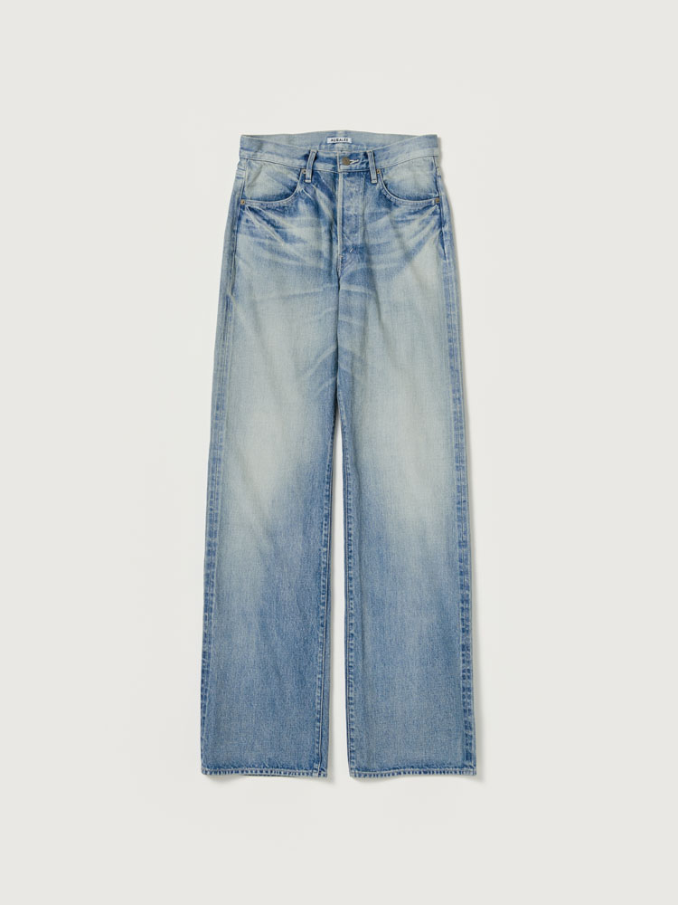 SELVEDGE FADED HEAVY DENIM PANTS