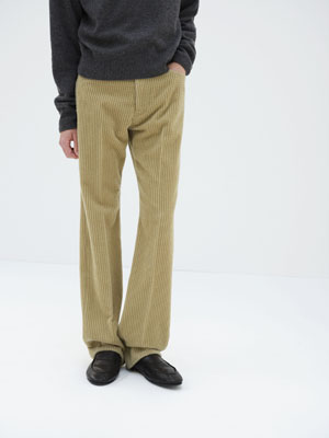 WOOL CASHMERE CORDUROY 5P PANTS