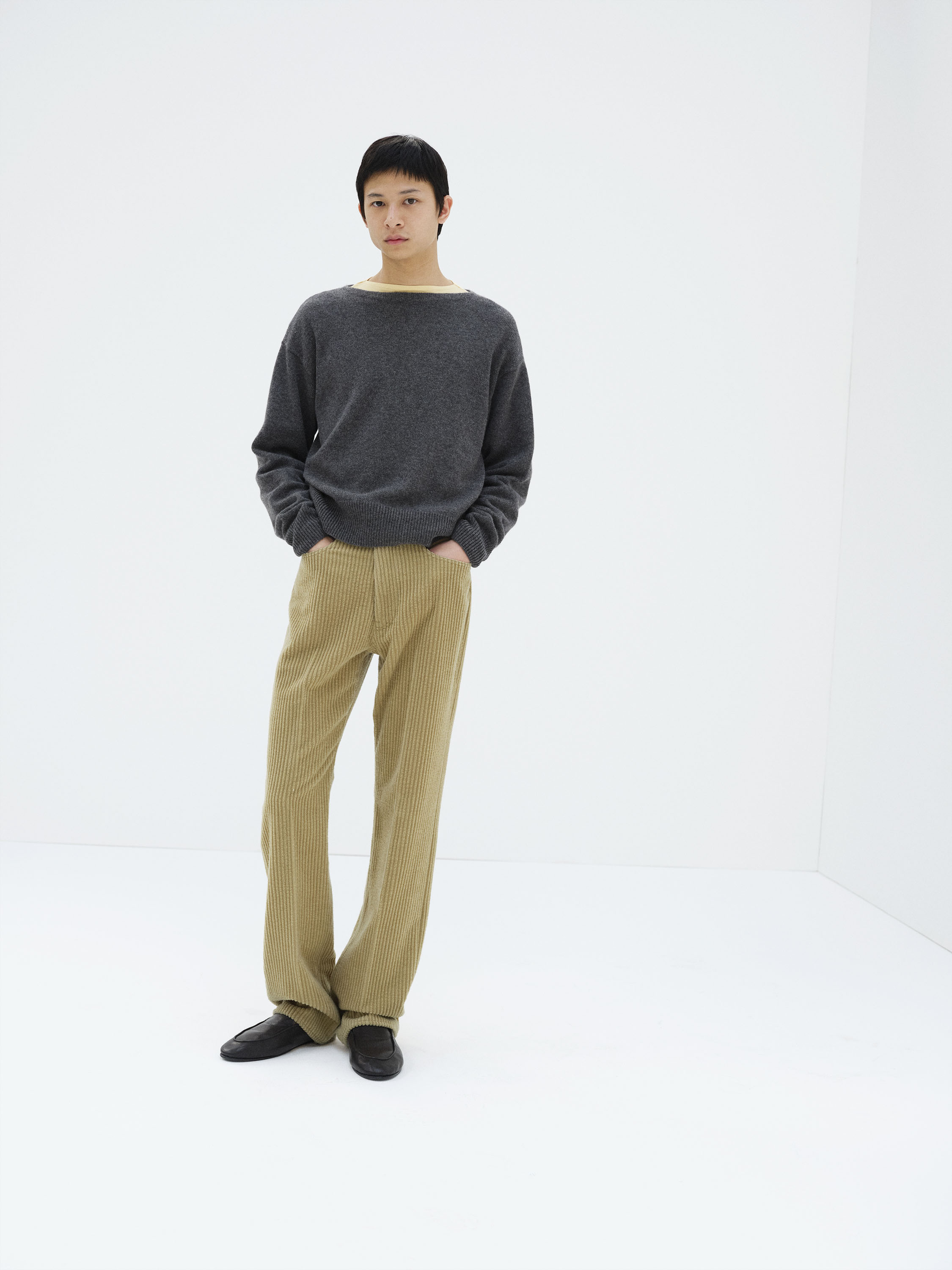 WOOL CASHMERE CORDUROY 5P PANTS 詳細画像 CAMEL BEIGE 2