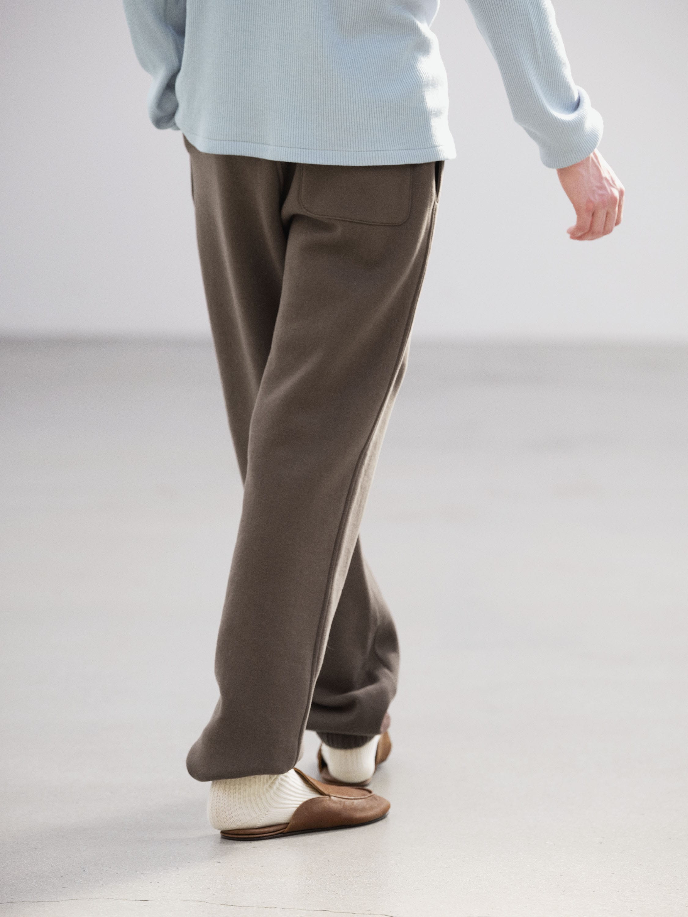 SMOOTH SOFT SWEAT PANTS 詳細画像 DARK BROWN 3