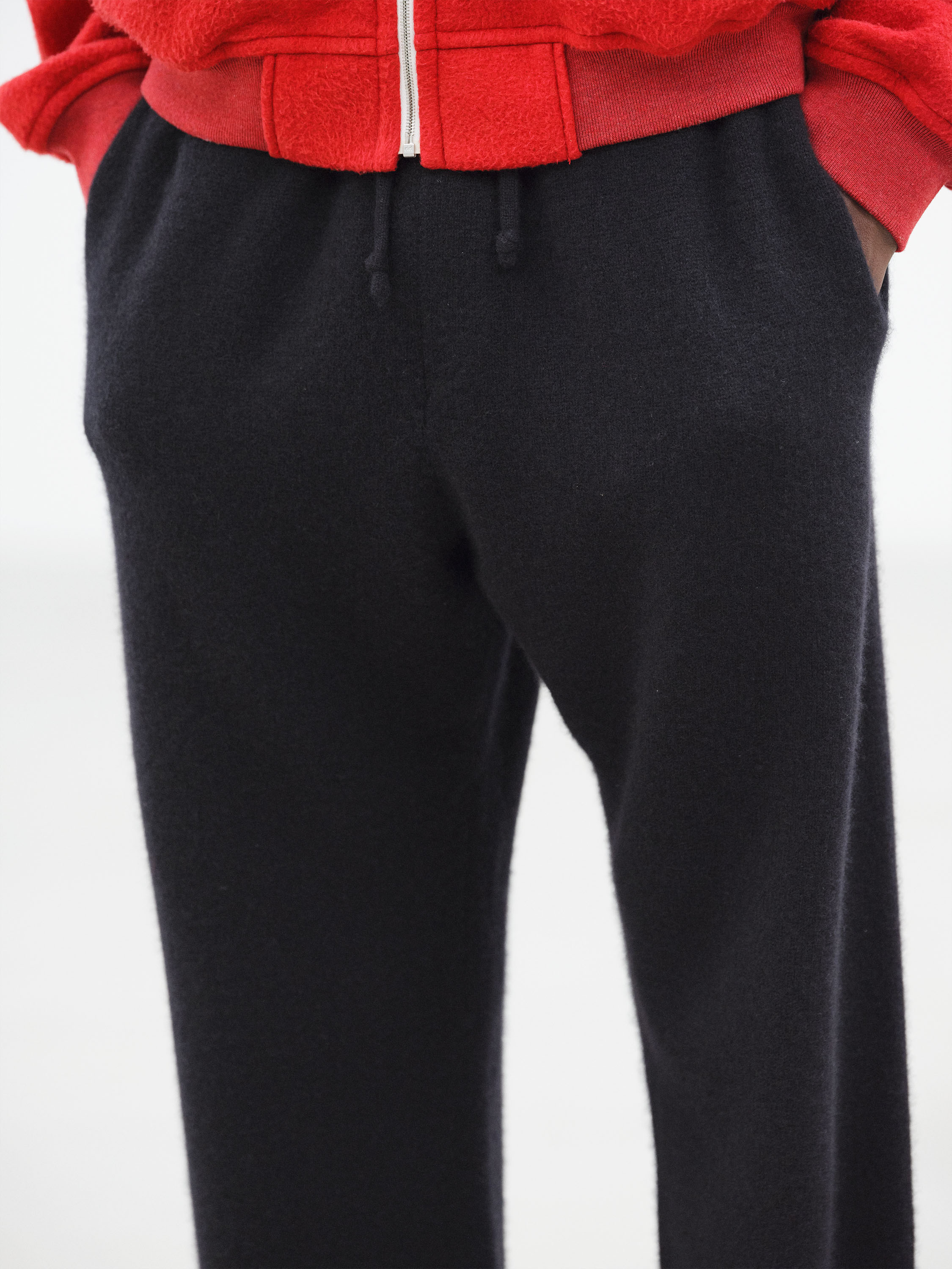 BABY CASHMERE KNIT PANTS 詳細画像 TOP BLACK 1