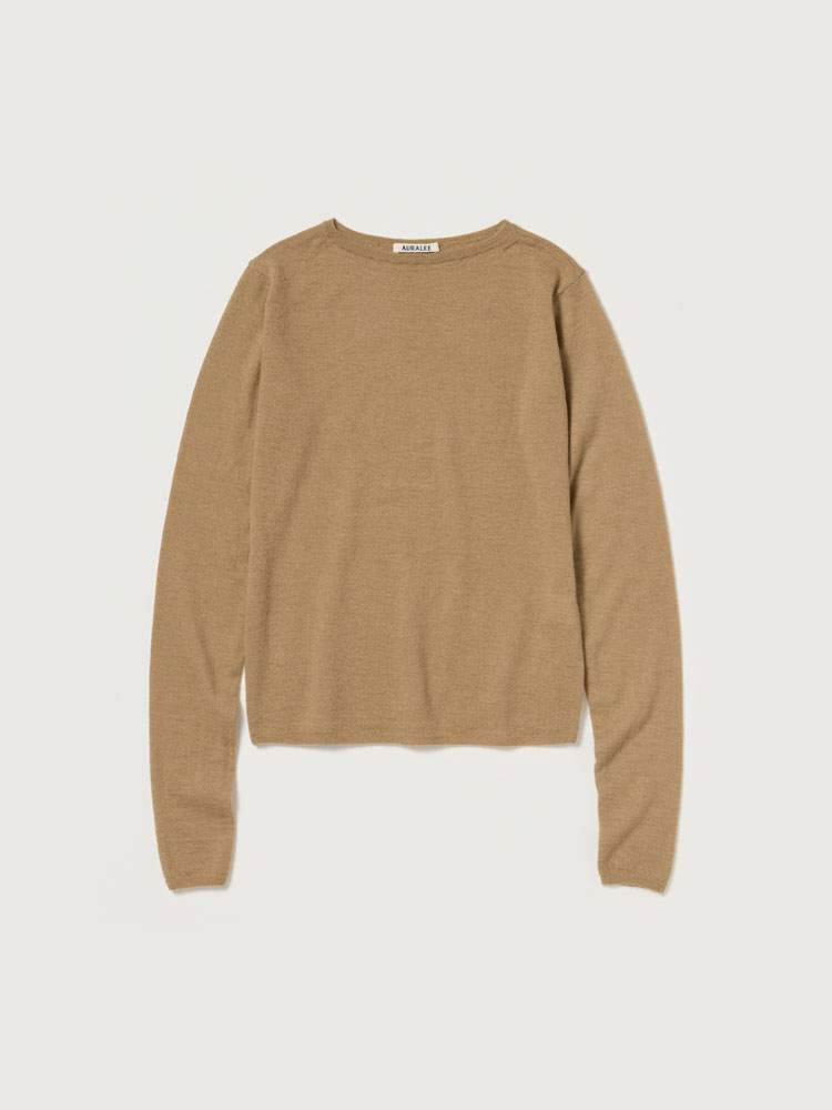 HIGH GAUGE SOFT CASHMERE KNIT P/O - AURALEE Official Website