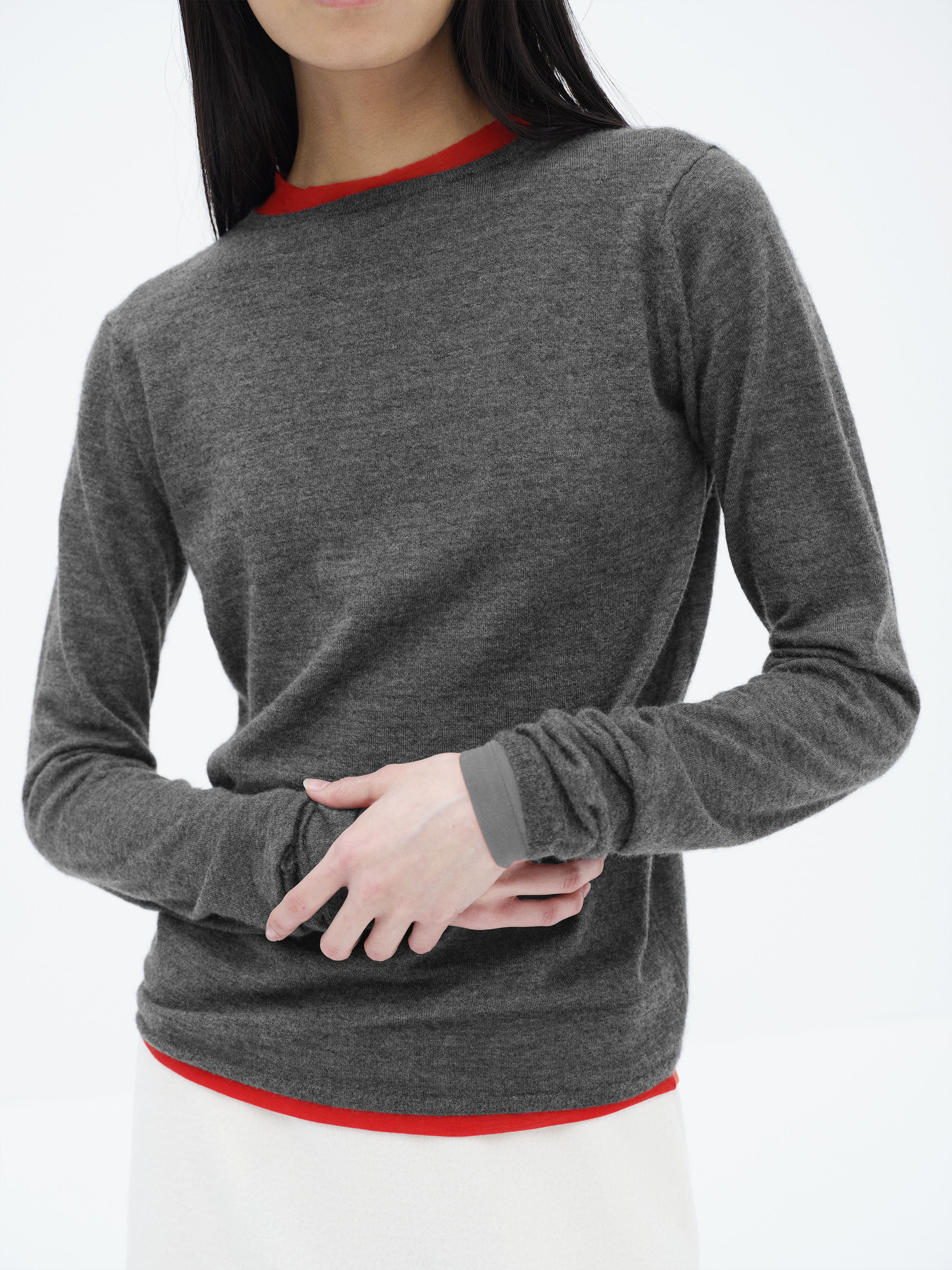 HIGH GAUGE SOFT CASHMERE KNIT P/O - AURALEE Official Website