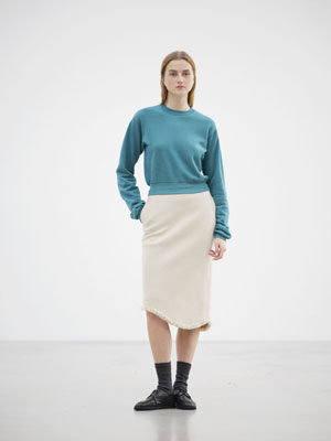 HIGH-TWIST COMPACT SWEAT P/O