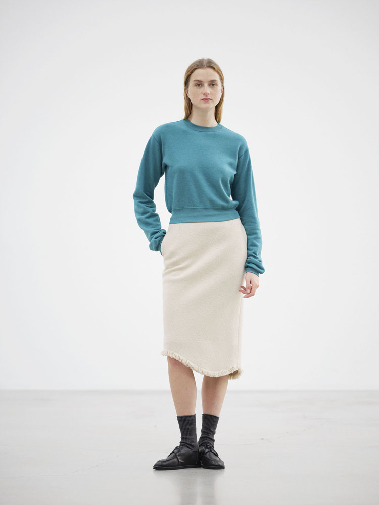 HIGH-TWIST COMPACT SWEAT P/O