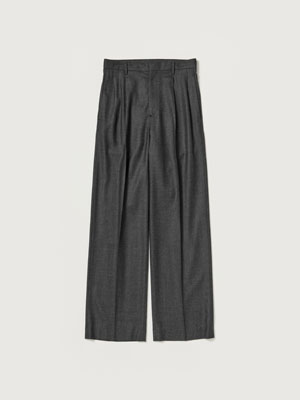 SUPER LIGHT WOOL TWO-TUCK SLACKS - AURALEE Official Website