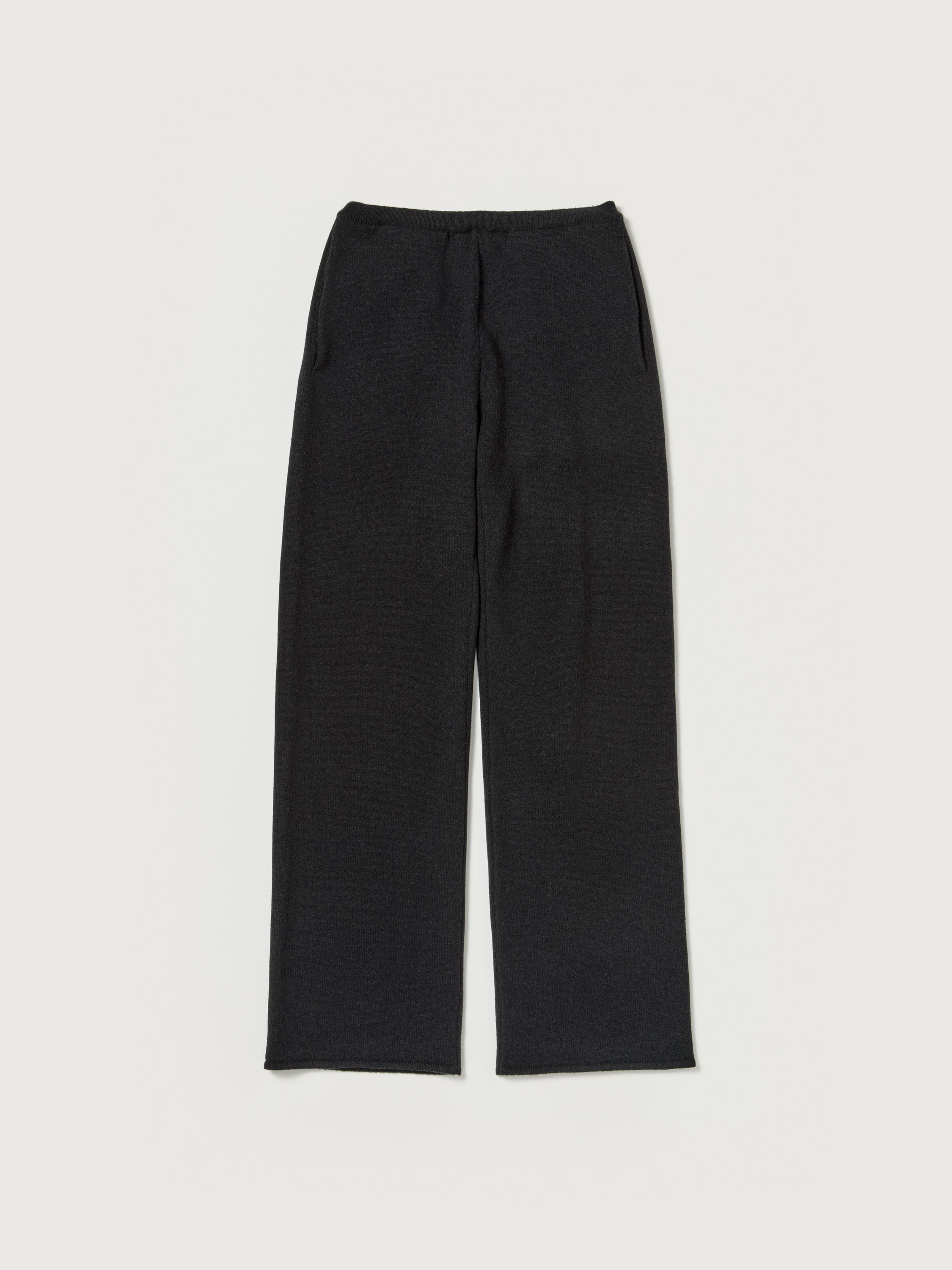 SUPER FINE WOOL KNIT PANTS 詳細画像 TOP BLACK 1