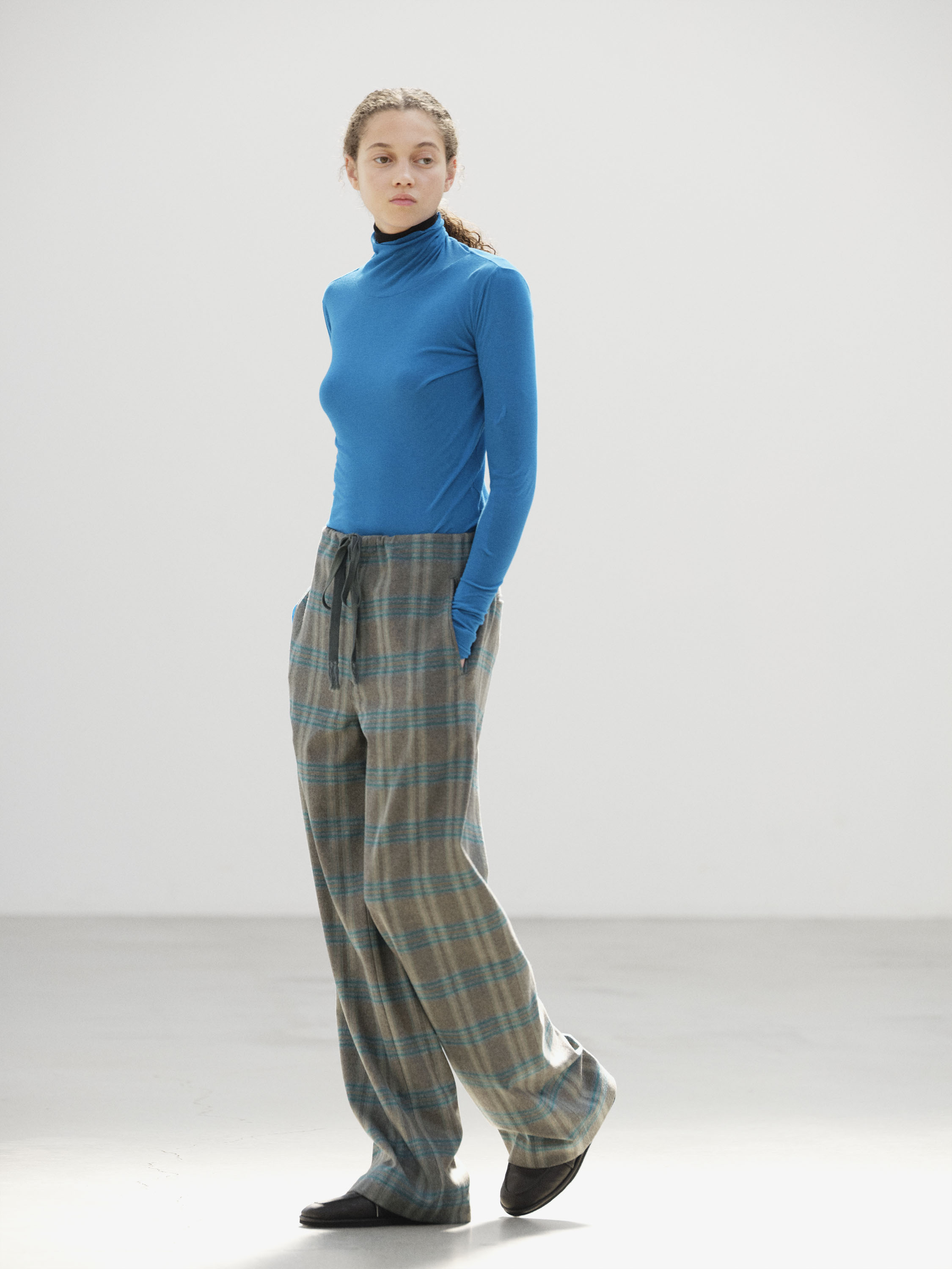 WOOL FULLING FLANNEL DRAWSTRING PANTS - AURALEE Official Website