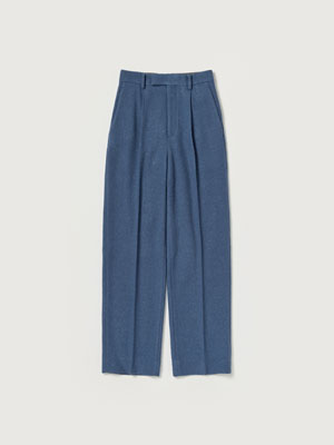 HOMESPUN TWEED ONE-TUCK SLACKS