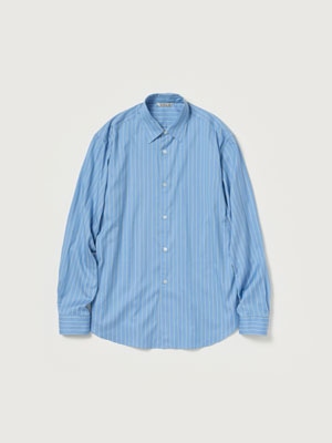 COTTON SILK STRIPE SHIRT