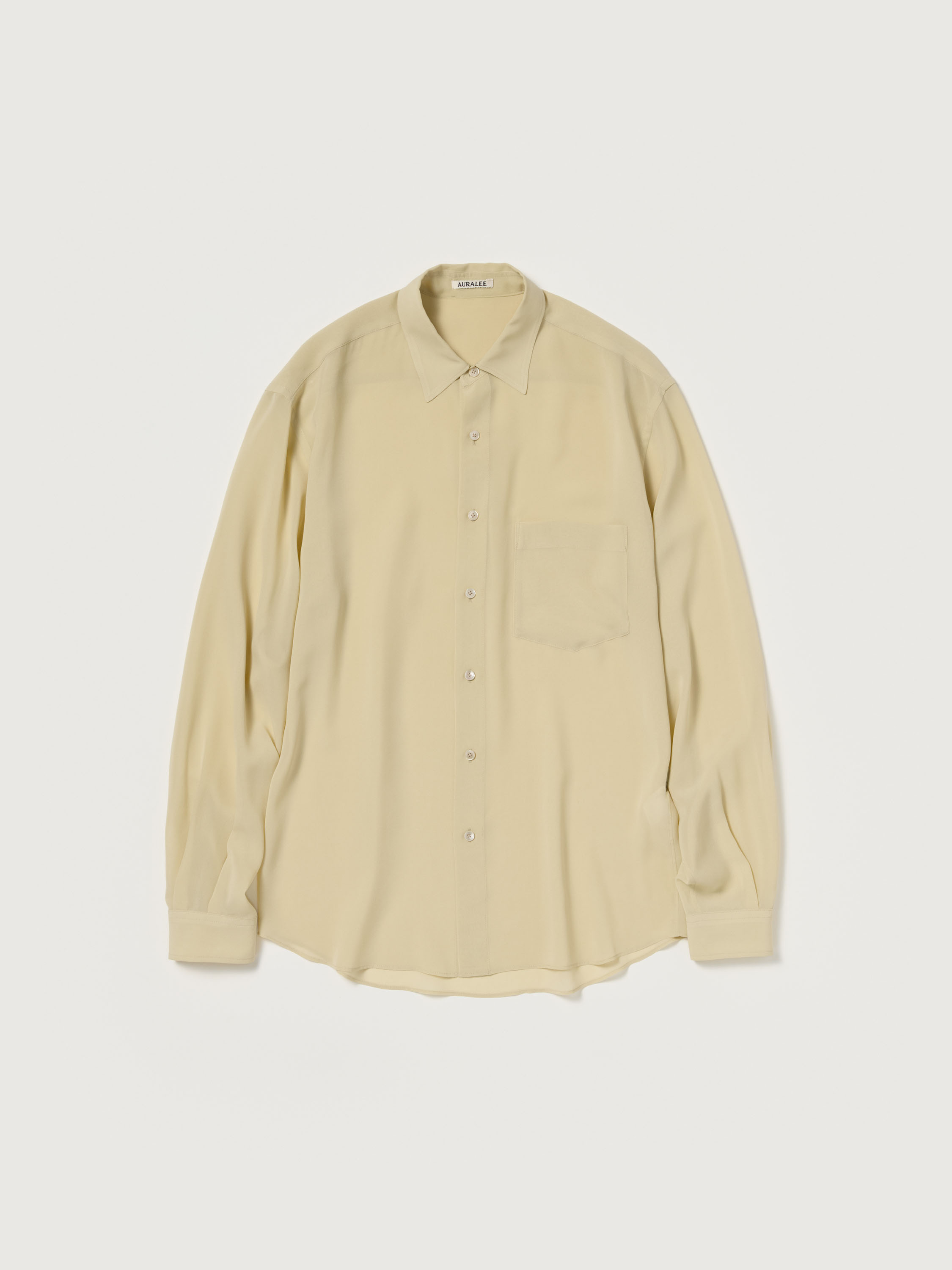 AIRY SILK GEORGETTE SHIRT 詳細画像 LIGHT YELLOW 6