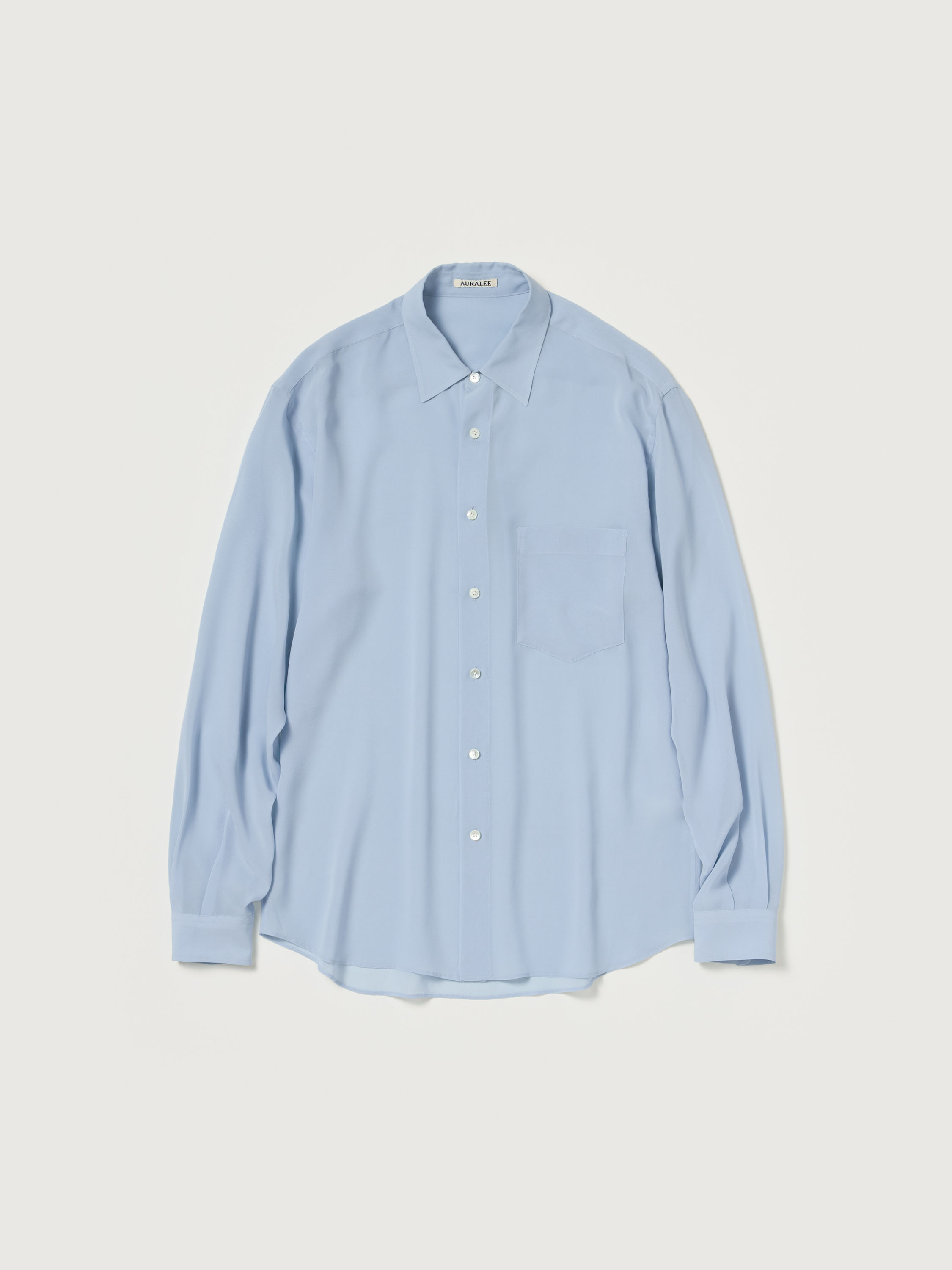 AIRY SILK GEORGETTE SHIRT 詳細画像 LIGHT BLUE 1