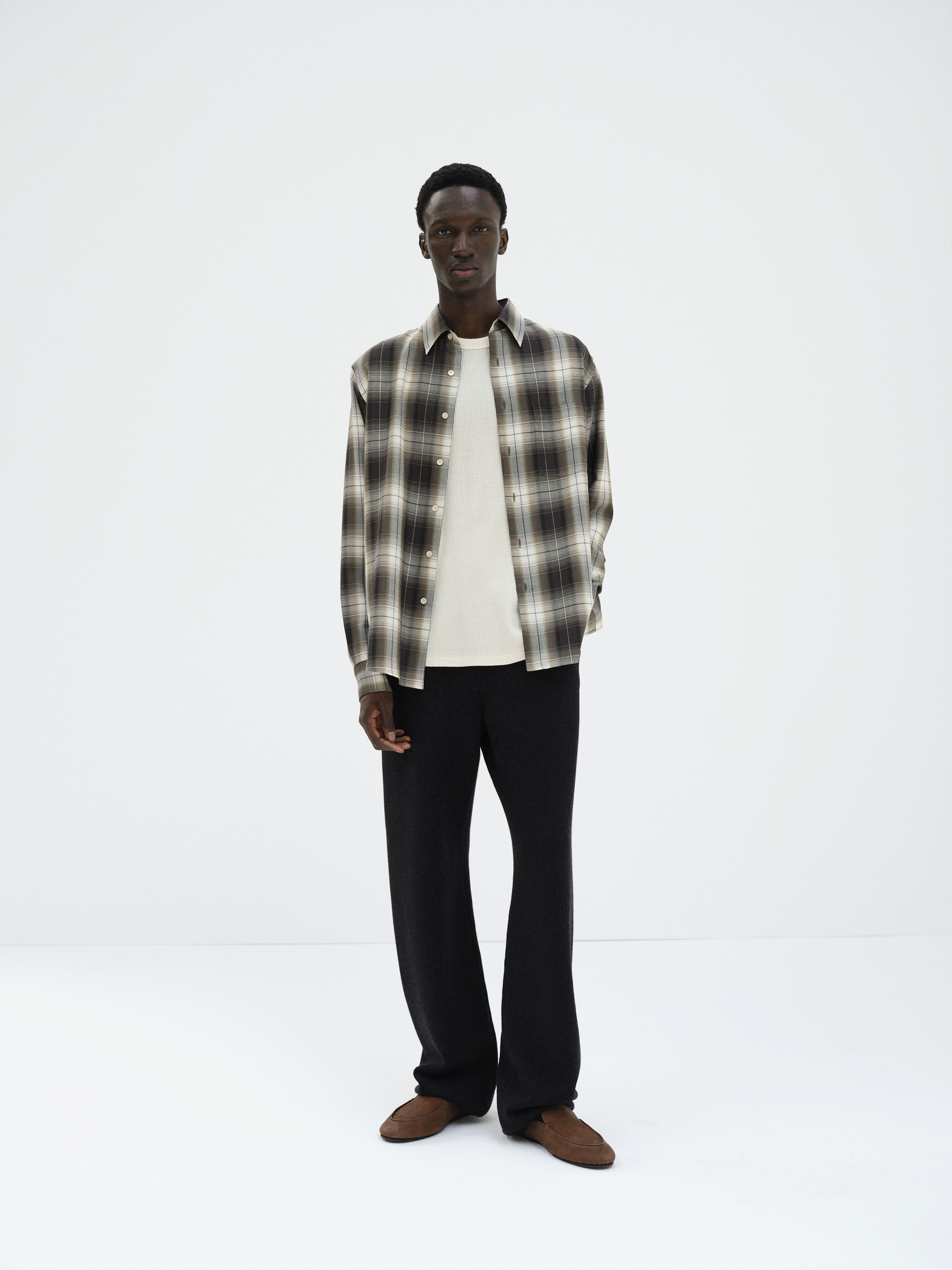 SUPER LIGHT WOOL CHECK SHIRT - AURALEE Official Website