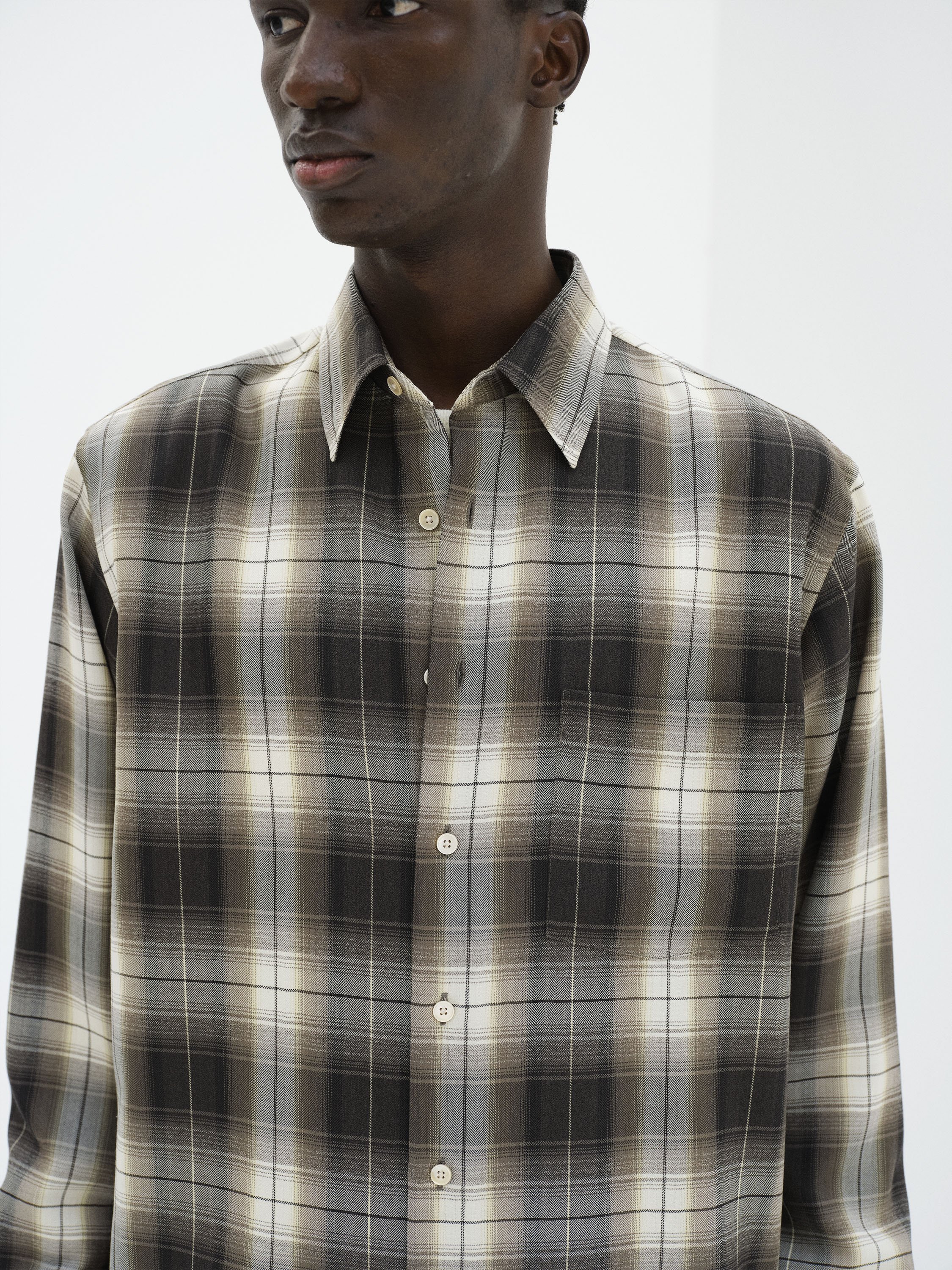 SUPER LIGHT WOOL CHECK SHIRT - AURALEE Official Website