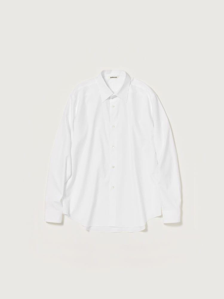 WASHED FINX TWILL SHIRT - AURALEE Official Website