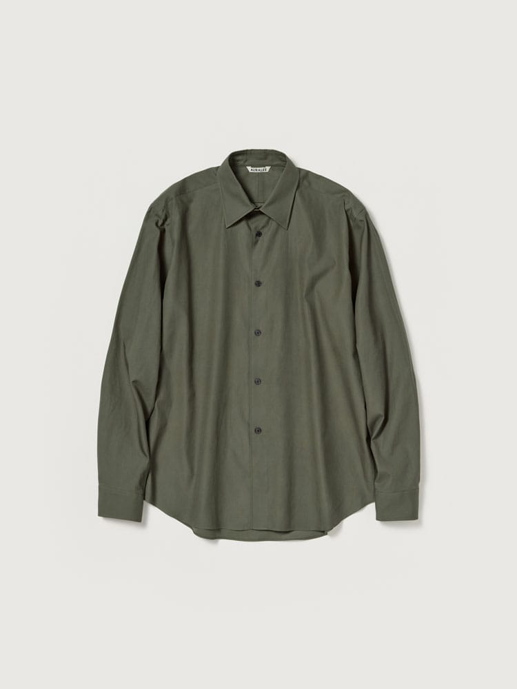 トップス AURALEE WASHED FINX TWILL SHIRT/2026SS WASHED FINX TWILL SHIRT - AURALEE Official Website
