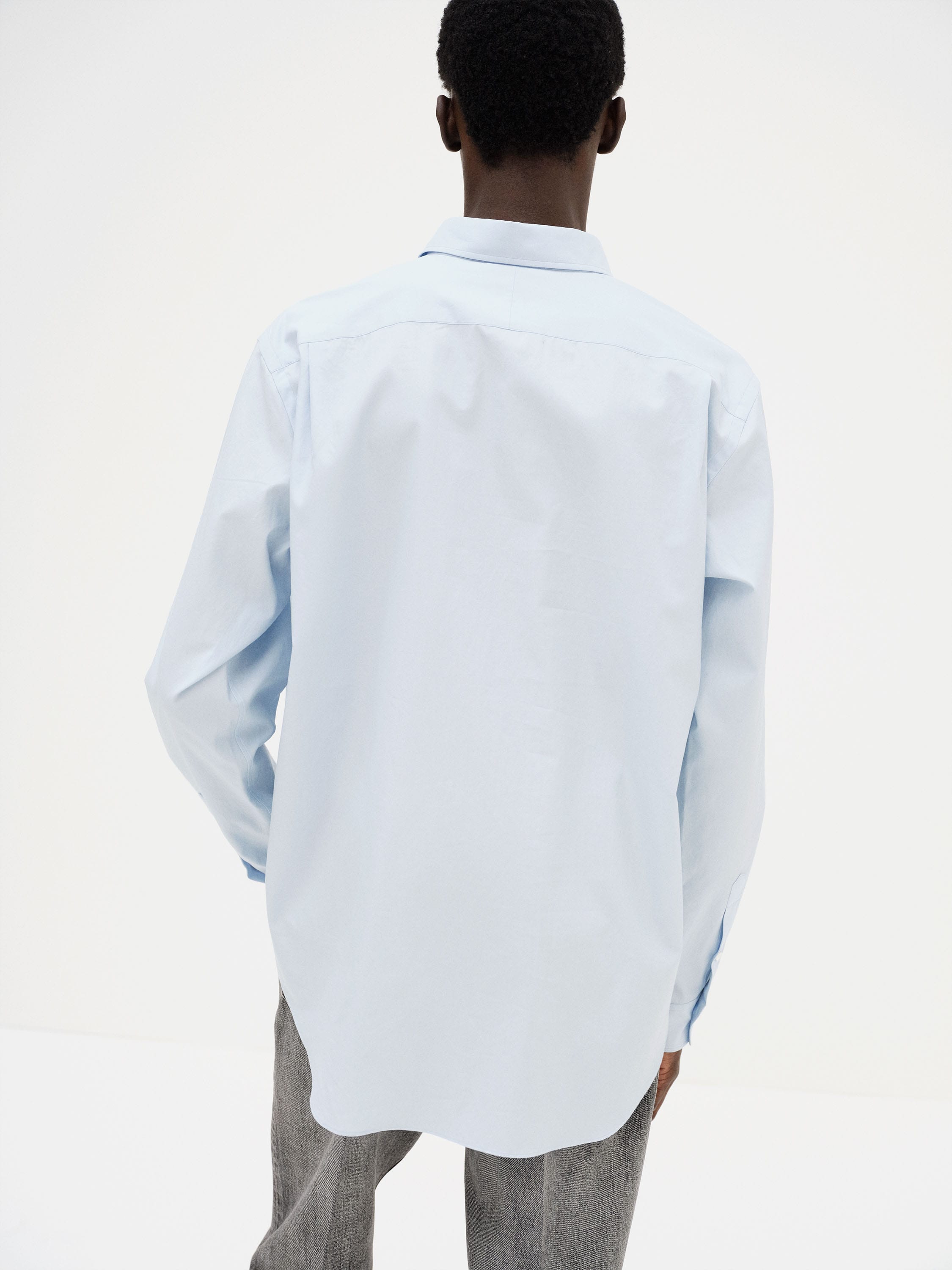 WASHED FINX TWILL SHIRT 詳細画像 LIGHT BLUE 5