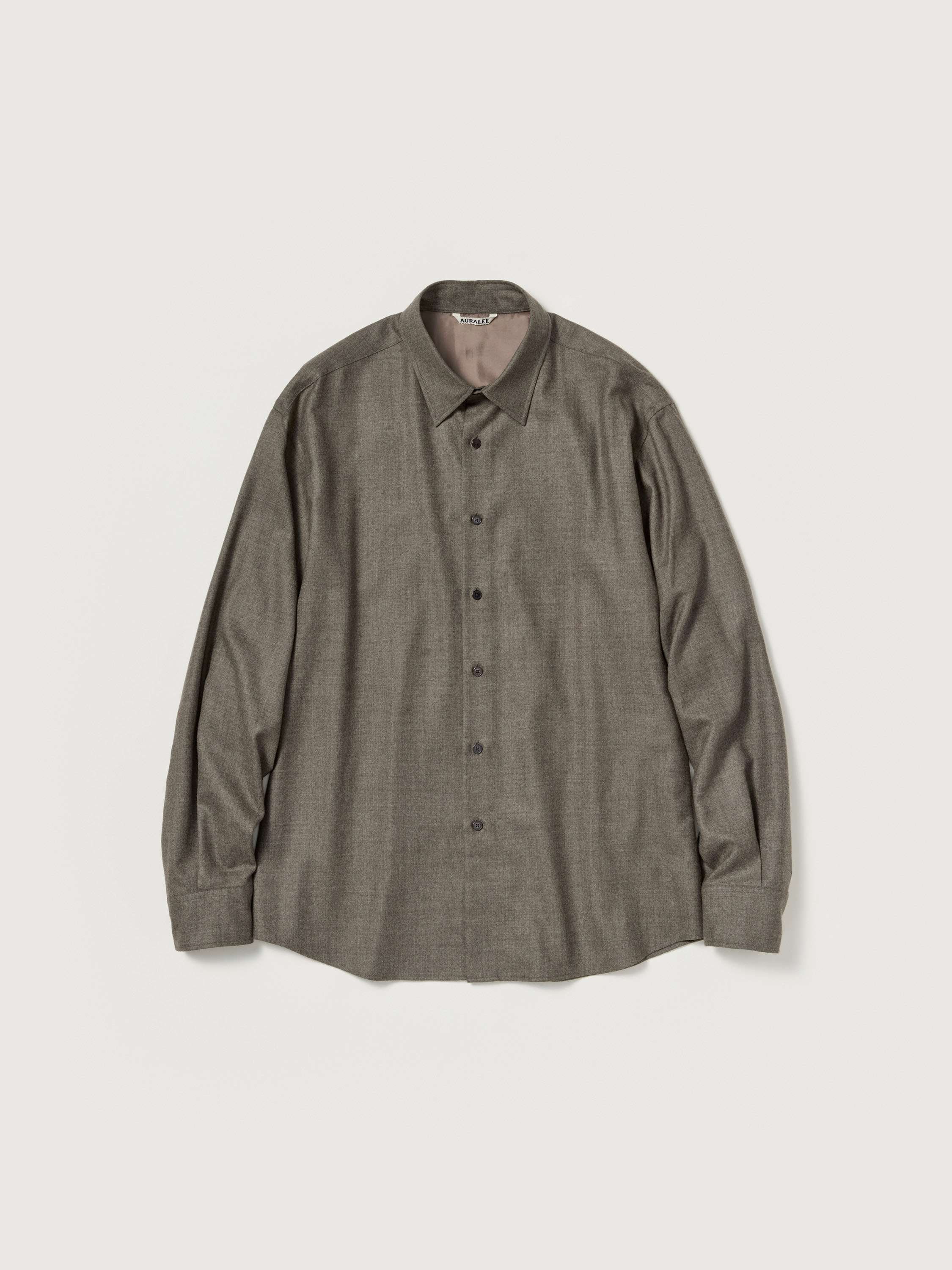 SUPER LIGHT WOOL SHIRT 詳細画像 TOP BROWN 4