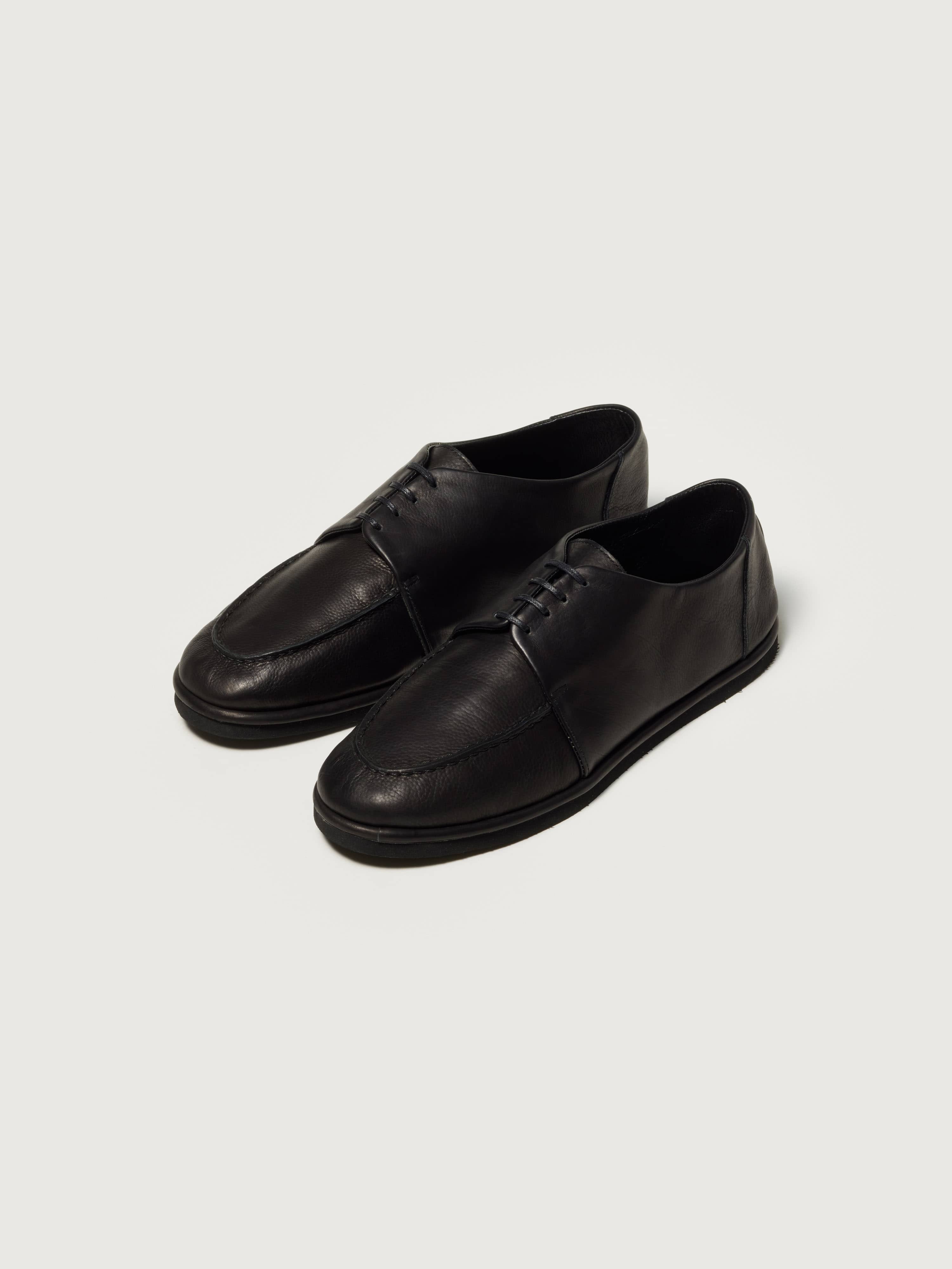 SOFT LEATHER LACE-UP SHOES 詳細画像 BLACK 1