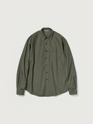 WASHED FINX TWILL BIG SHIRT