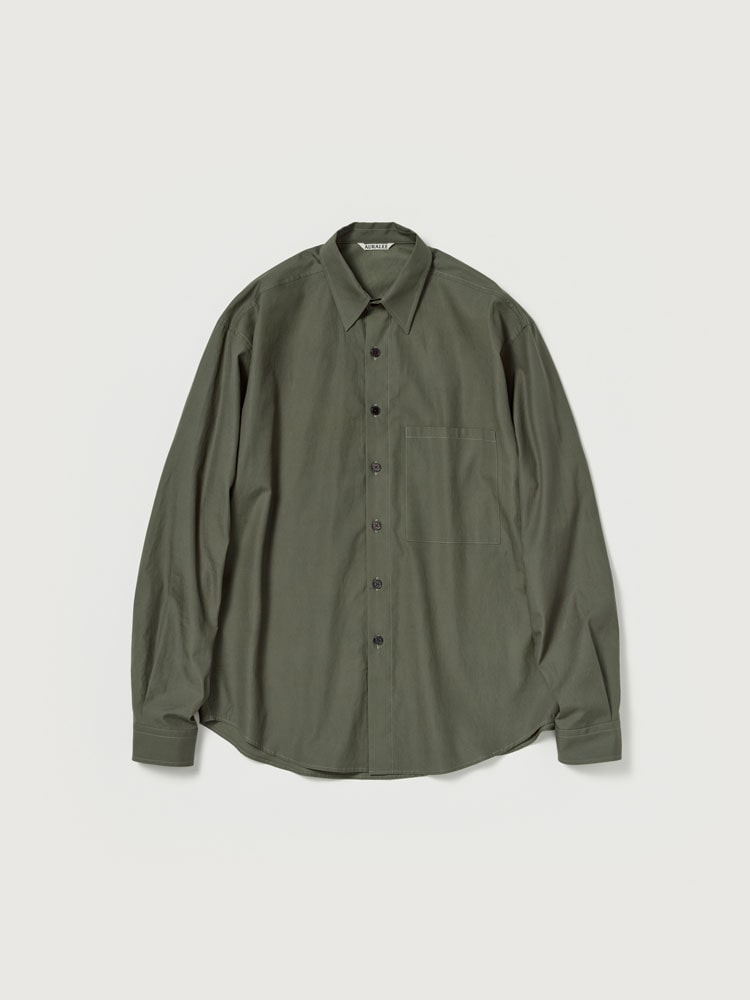AURALEE2026 Washed Finx Twill Shirt サイズ3 WASHED FINX TWILL BIG SHIRT - AURALEE Official Website