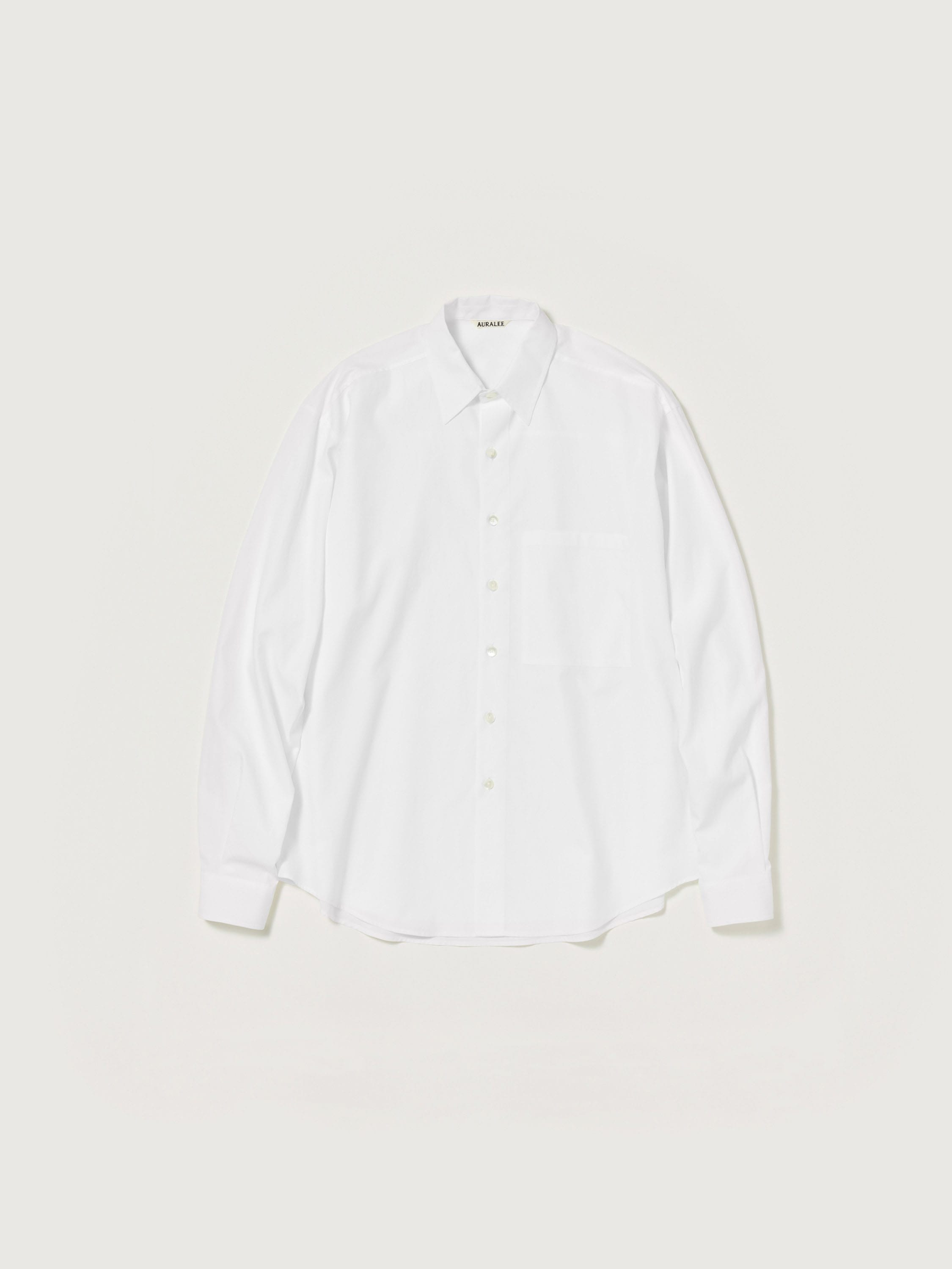WASHED FINX TWILL BIG SHIRT 詳細画像 WHITE 5
