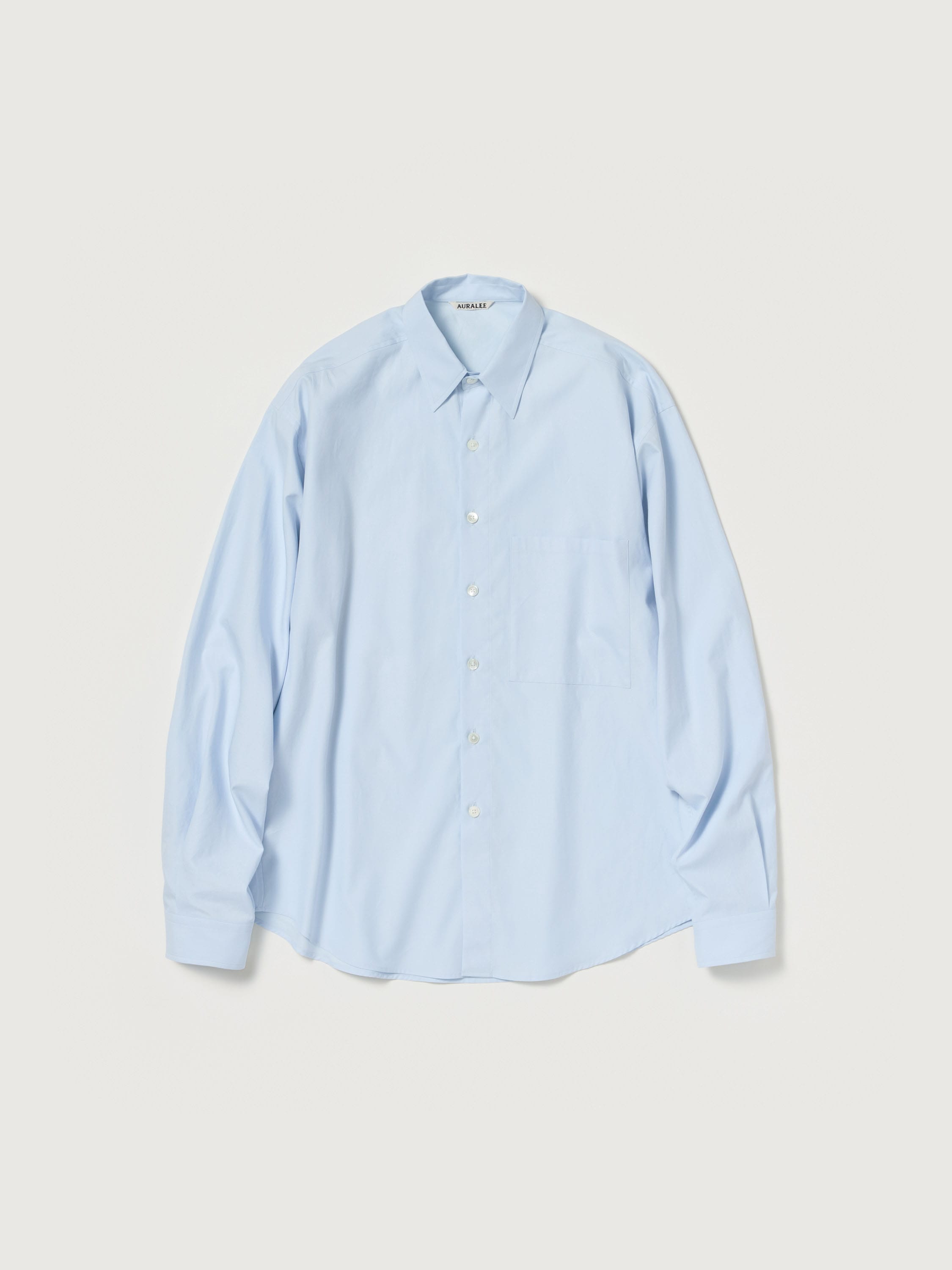 WASHED FINX TWILL BIG SHIRT 詳細画像 LIGHT BLUE 1