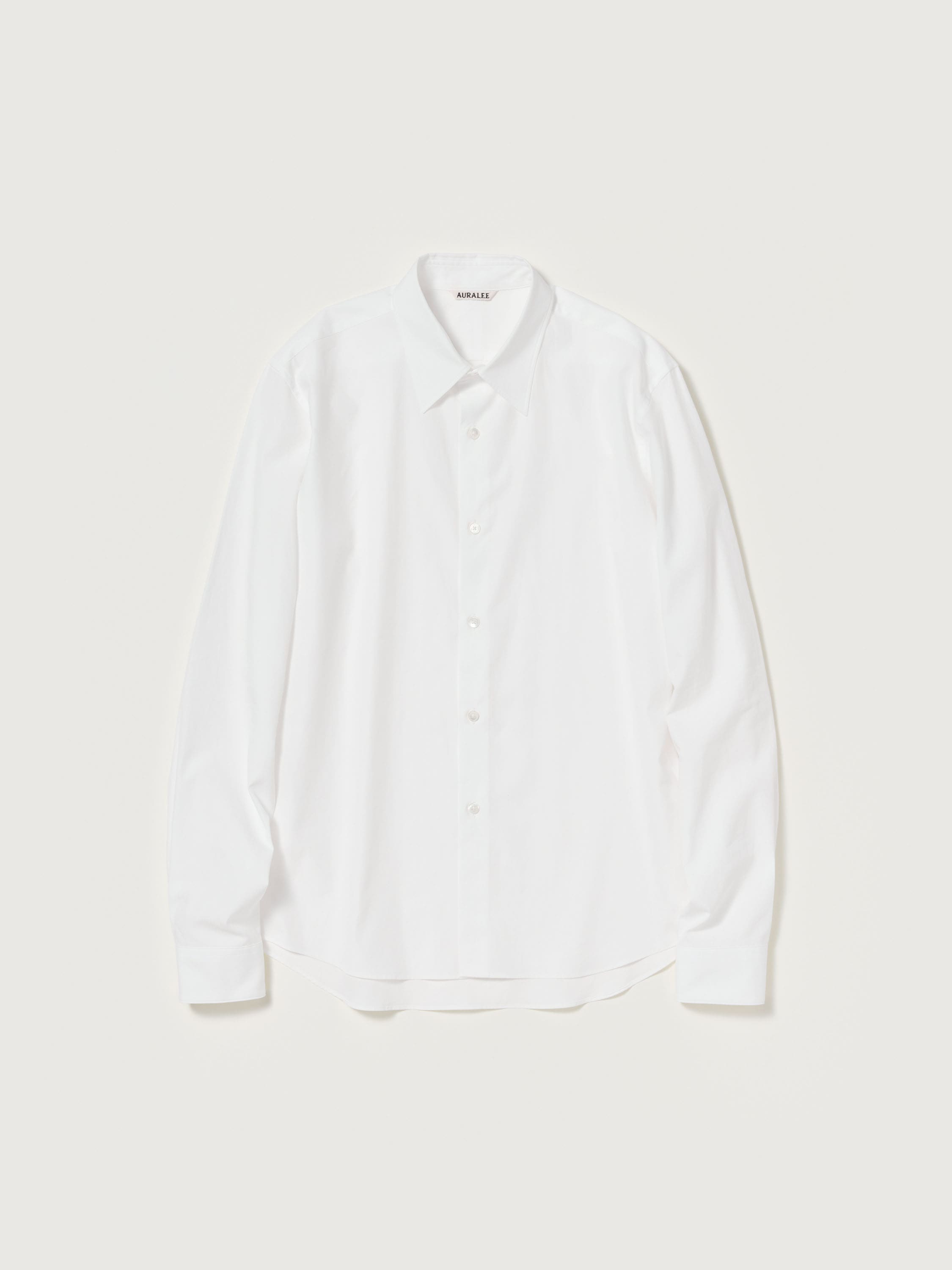 WASHED FINX TWILL SLIM SHIRT 詳細画像 WHITE 1