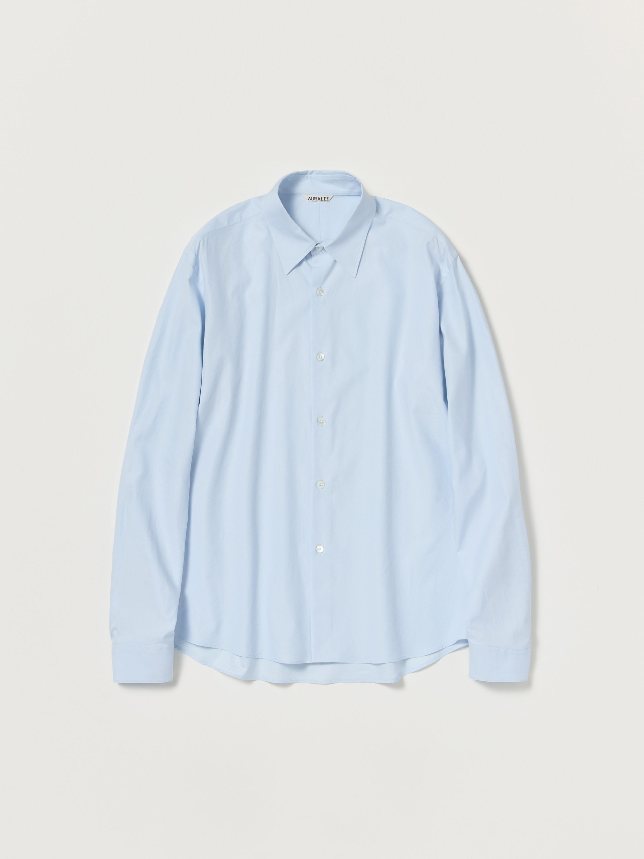 WASHED FINX TWILL SLIM SHIRT 詳細画像 LIGHT BLUE 1