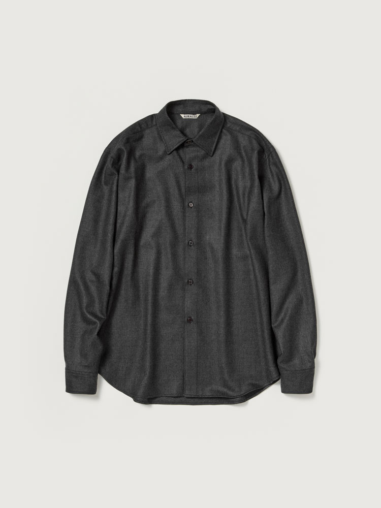 SUPER LIGHT WOOL SHIRT - AURALEE Official Website