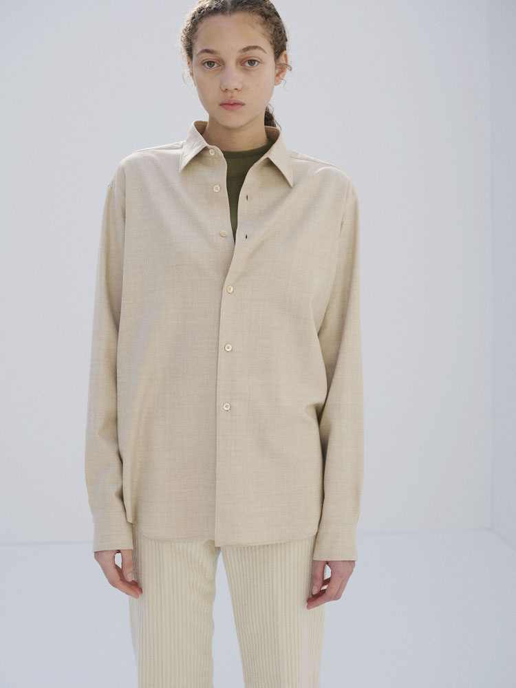 SUPER LIGHT WOOL SHIRT - AURALEE Official Website