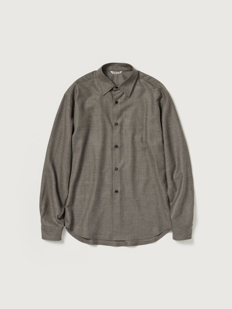 SUPER LIGHT WOOL SHIRT - AURALEE Official Website