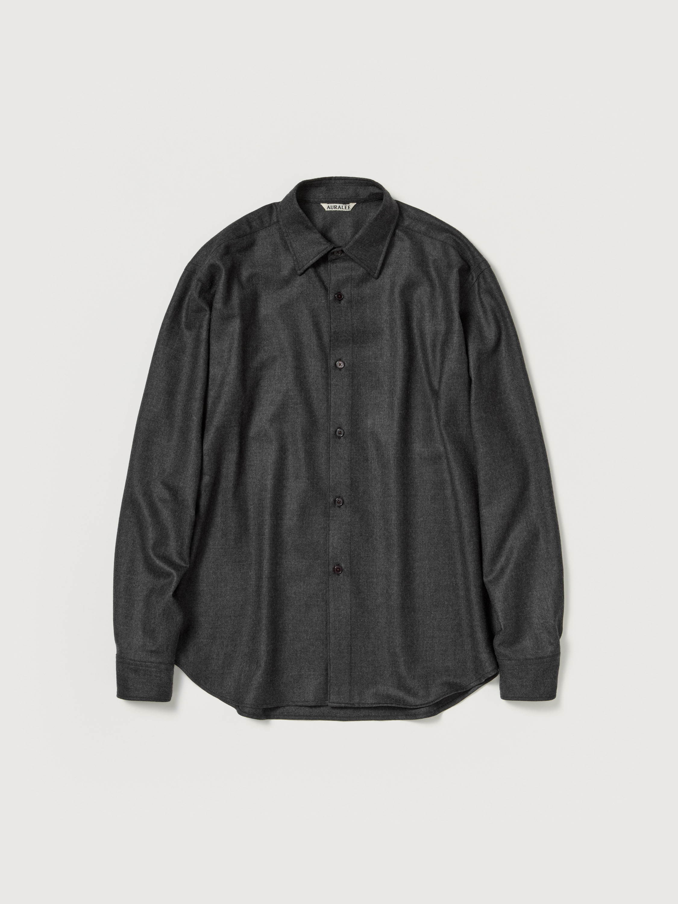 SUPER LIGHT WOOL SHIRT 詳細画像 TOP CHARCOAL 1